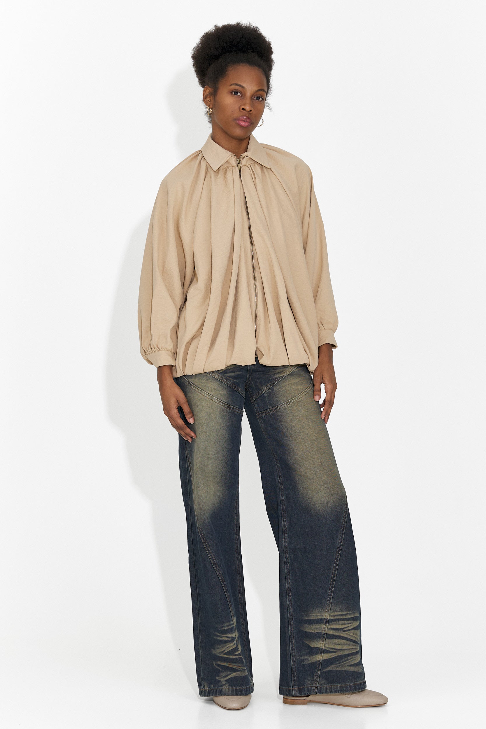 Blugi dama casual albastri Justine Bogas