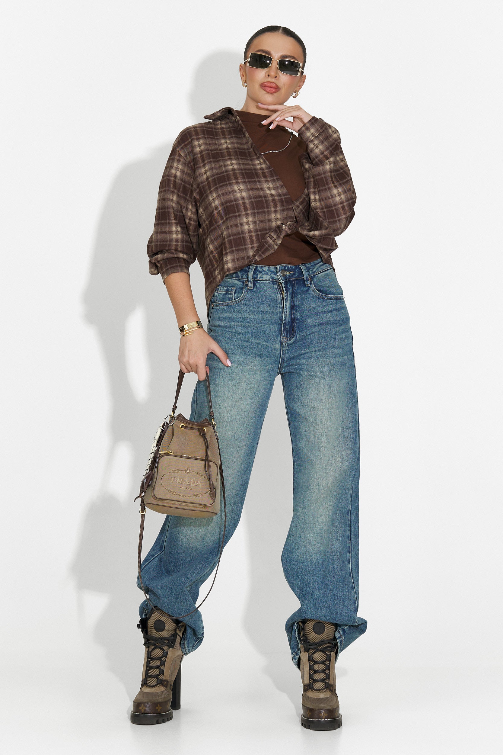 Blugi dama casual albastri Veyra Bogas