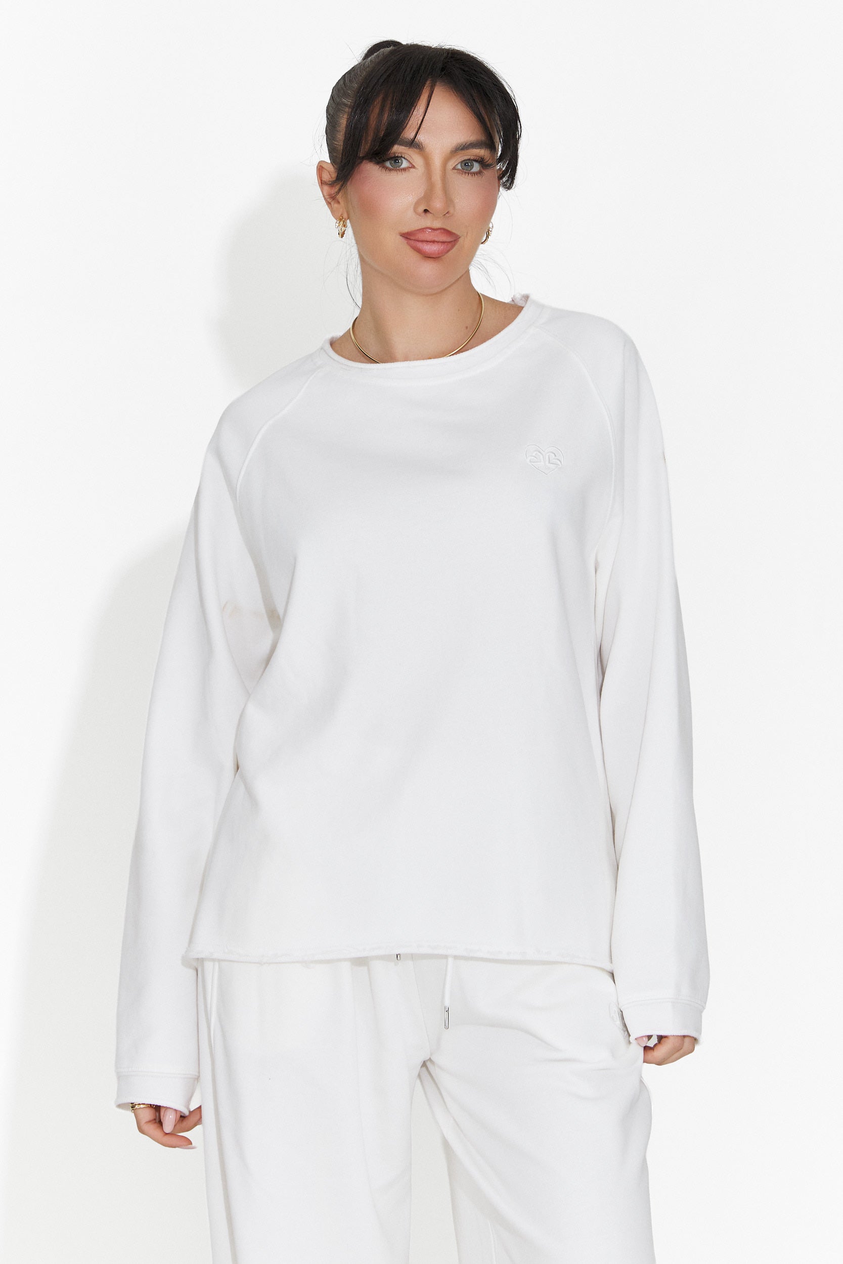 Bluza dama casual alba Kapia Bogas