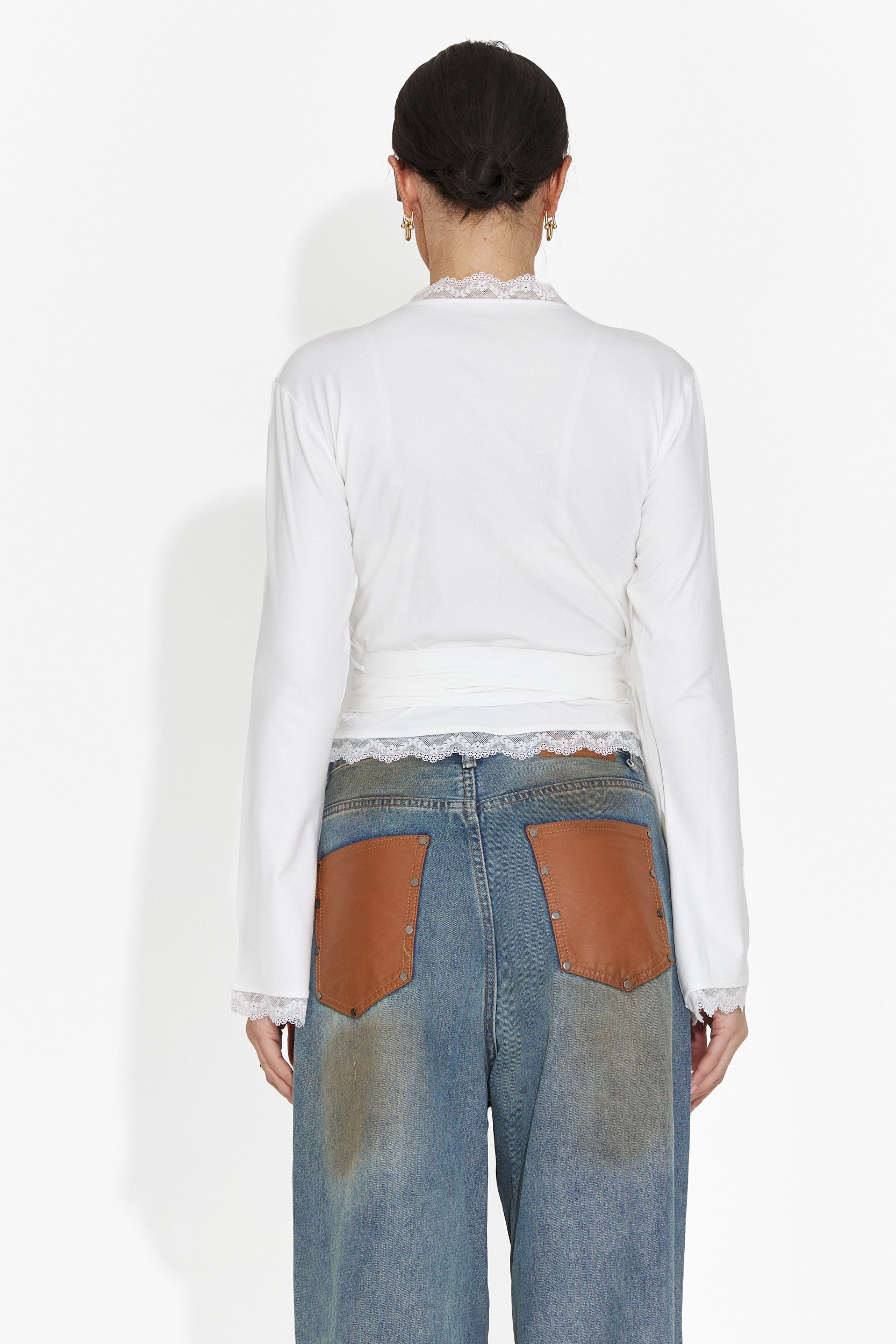 Bluza dama casual alba Zaneta Bogas