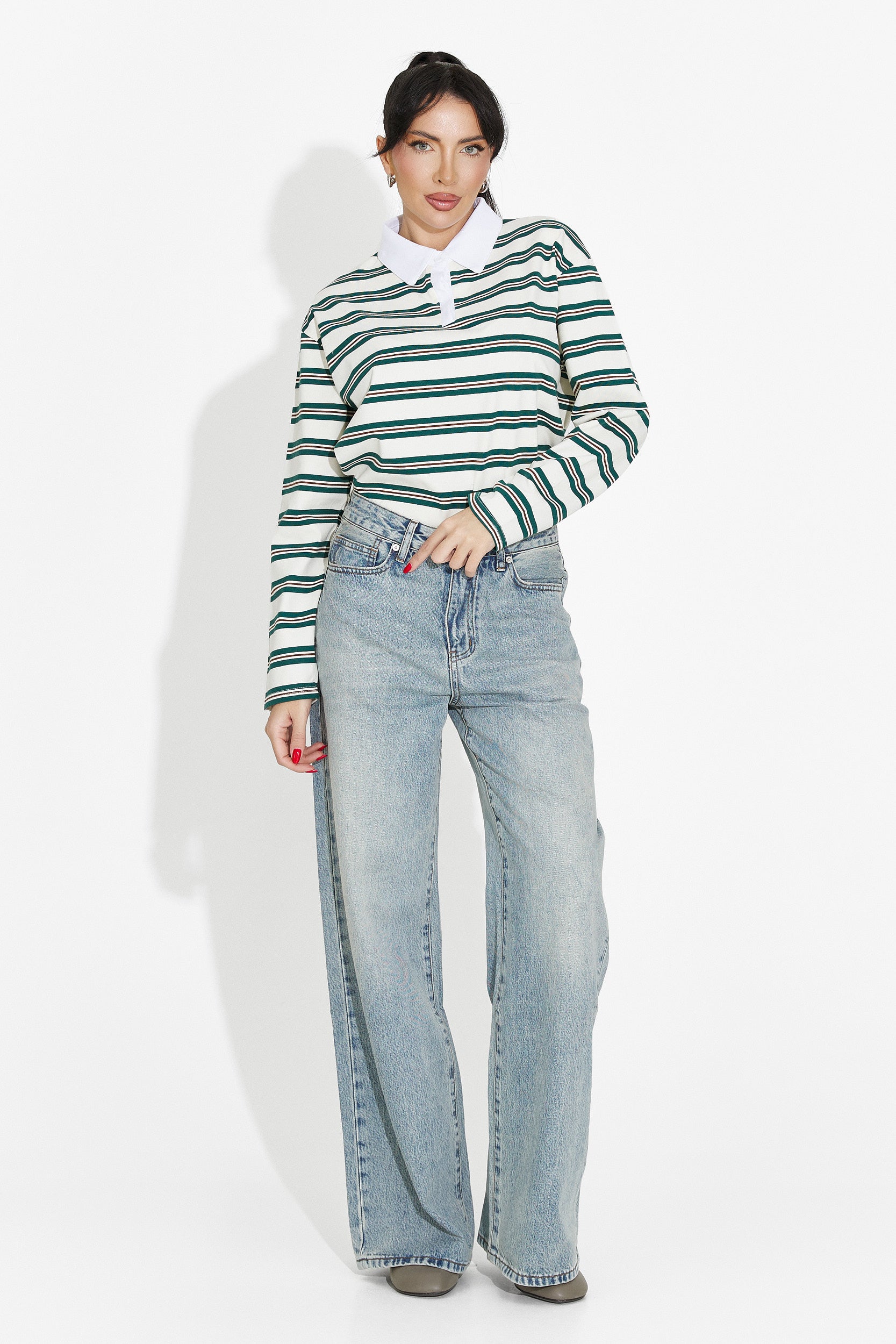 Bluza dama casual bej Paloma Bogas