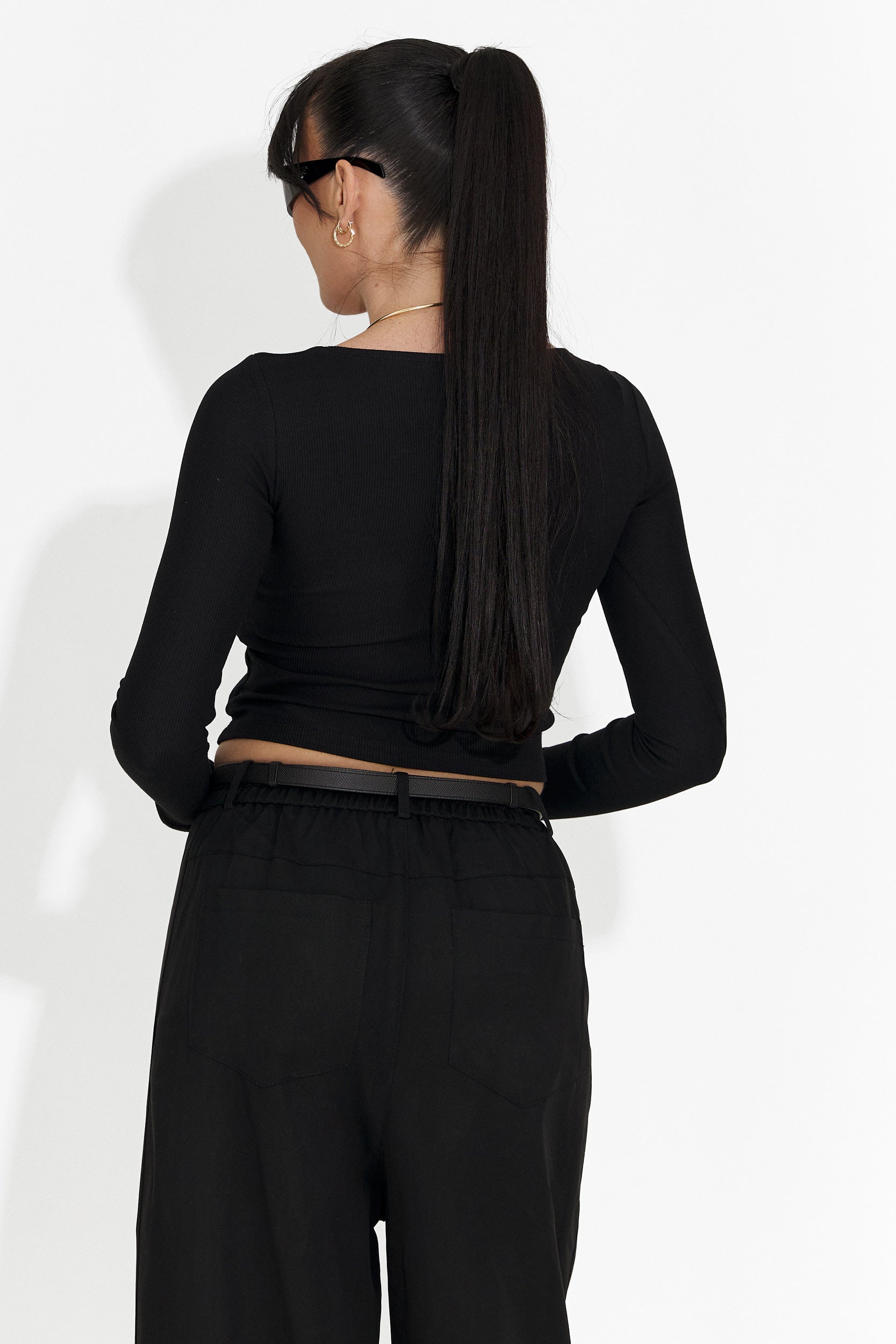 Bluza dama casual neagra Dariana Bogas