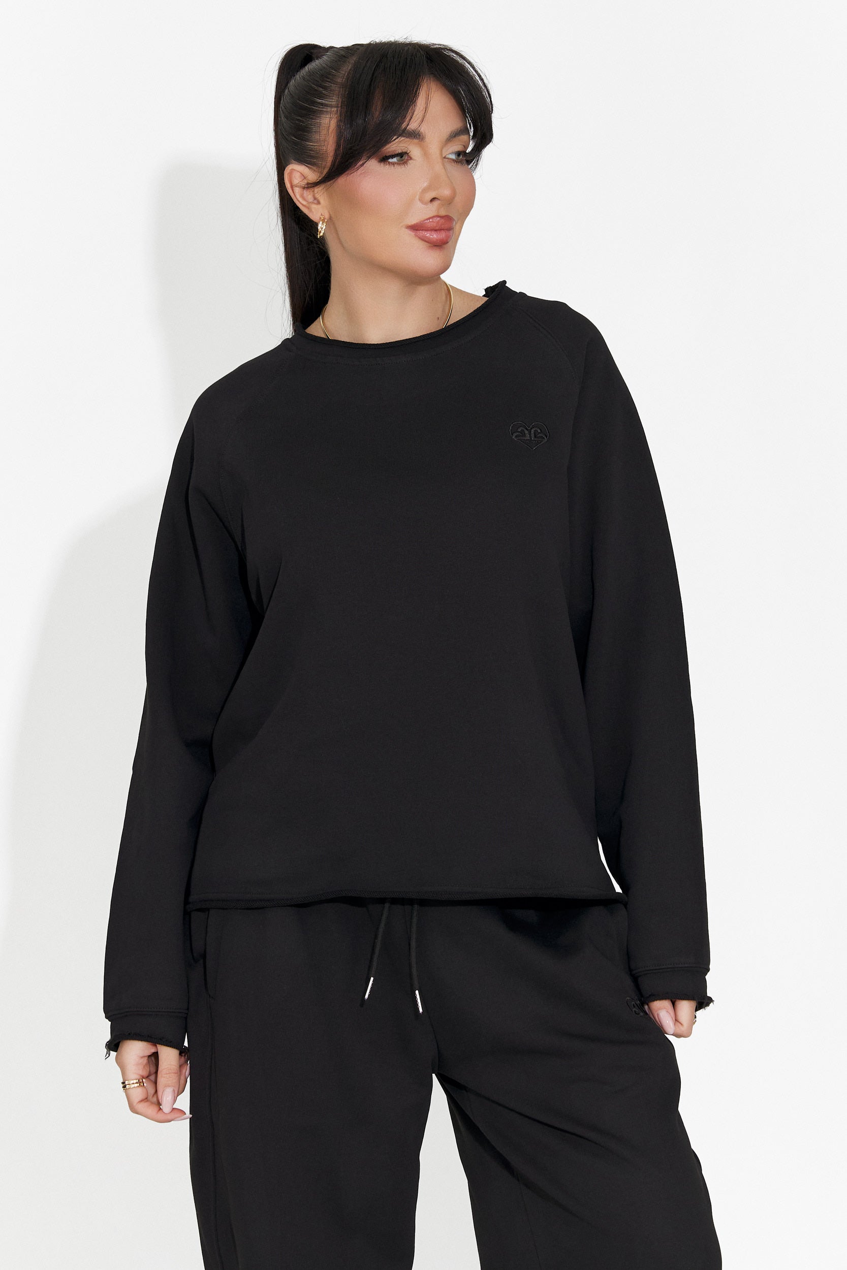 Bluza dama casual neagra Kapia Bogas