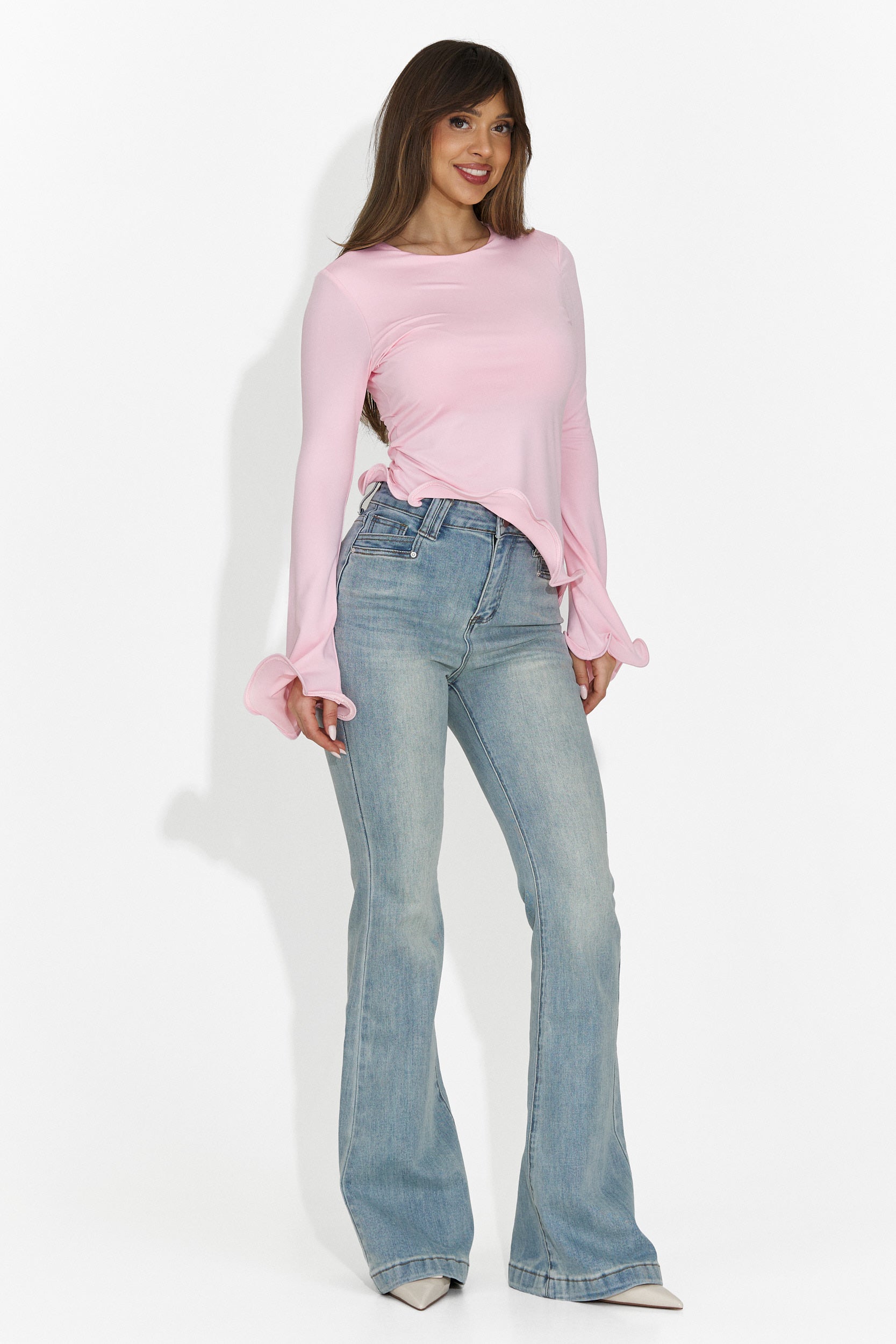 Bluza dama casual roz Enisea Bogas