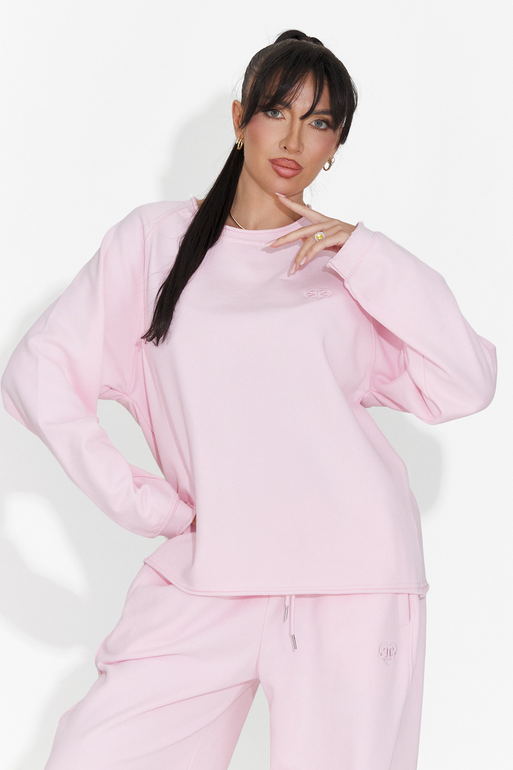 Bluza dama casual roz Kapia Bogas