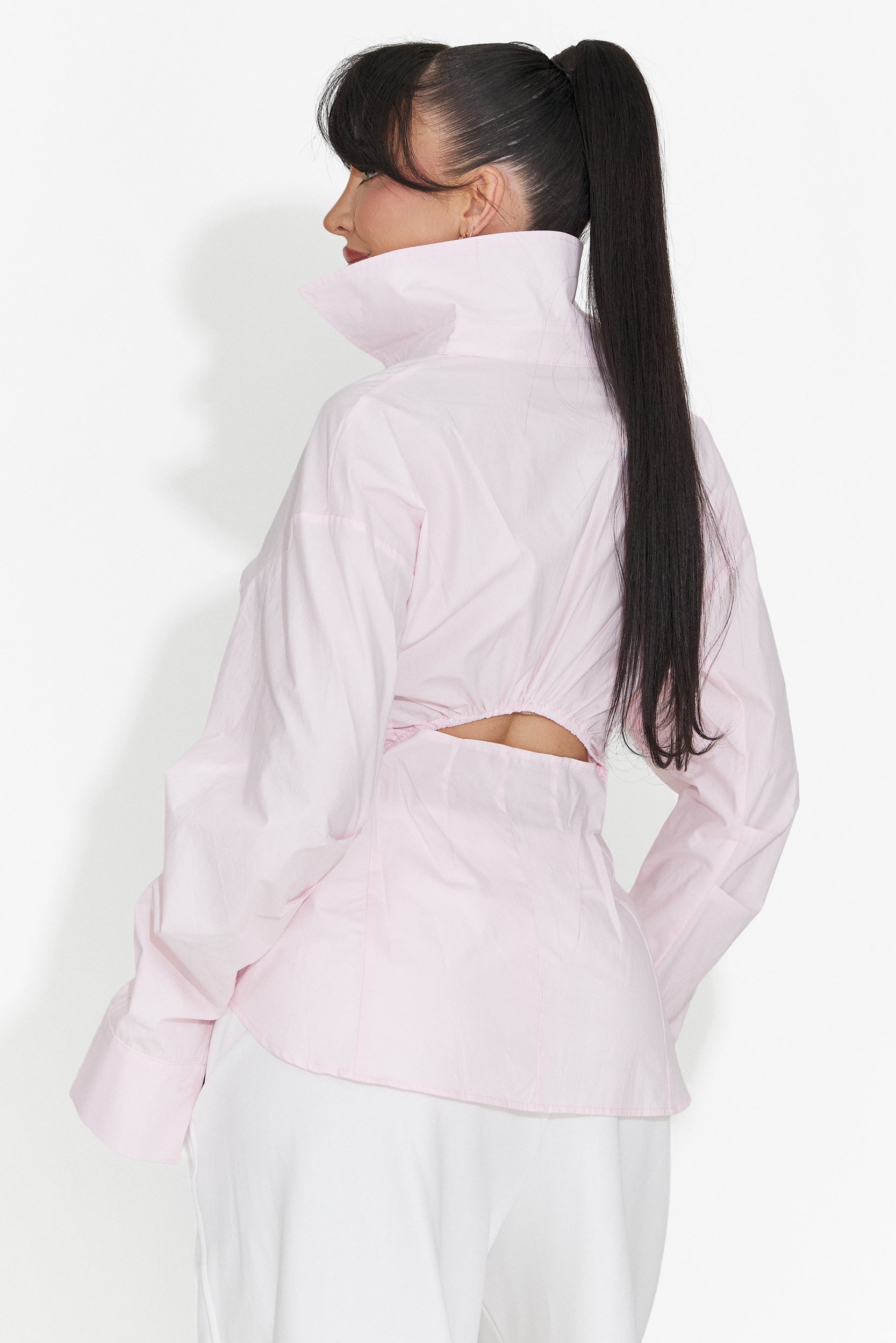 Camasa dama eleganta roz Alesya Bogas