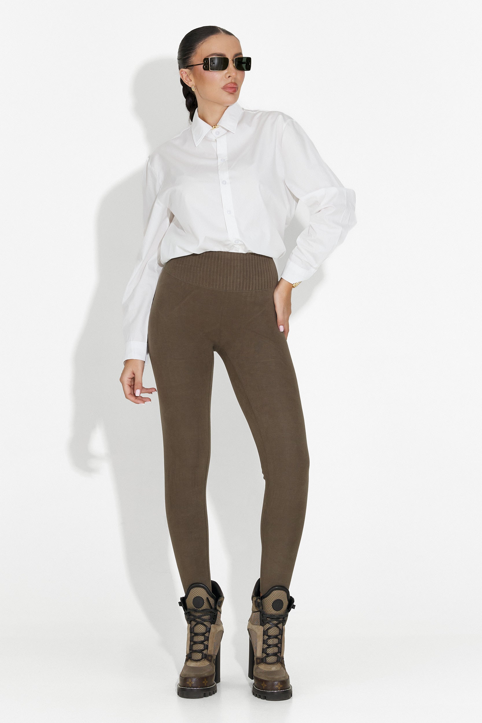 Colanti Warm compresivi kaki Michelina Bogas