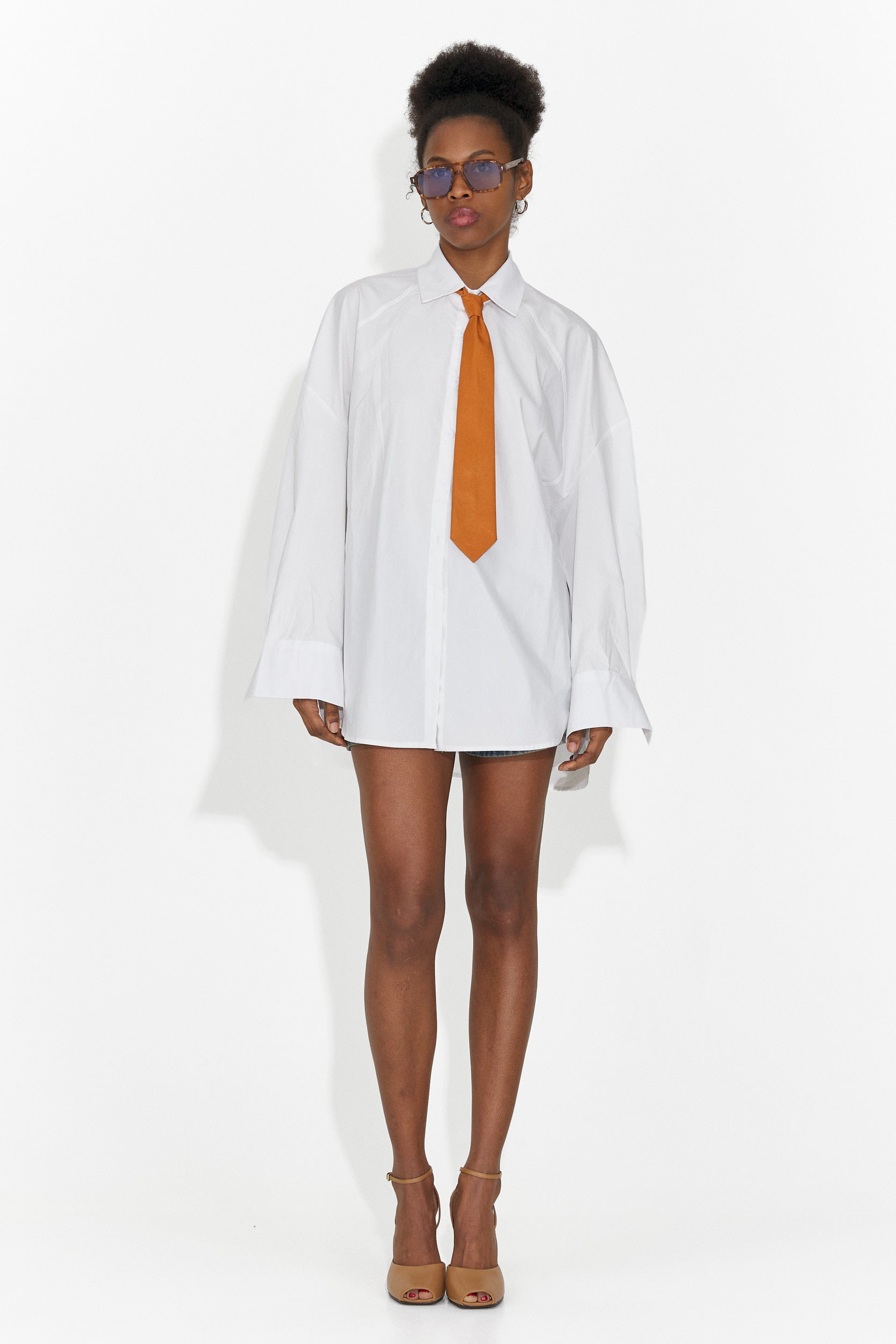 Cravata dama caramiziu Sindia Bogas