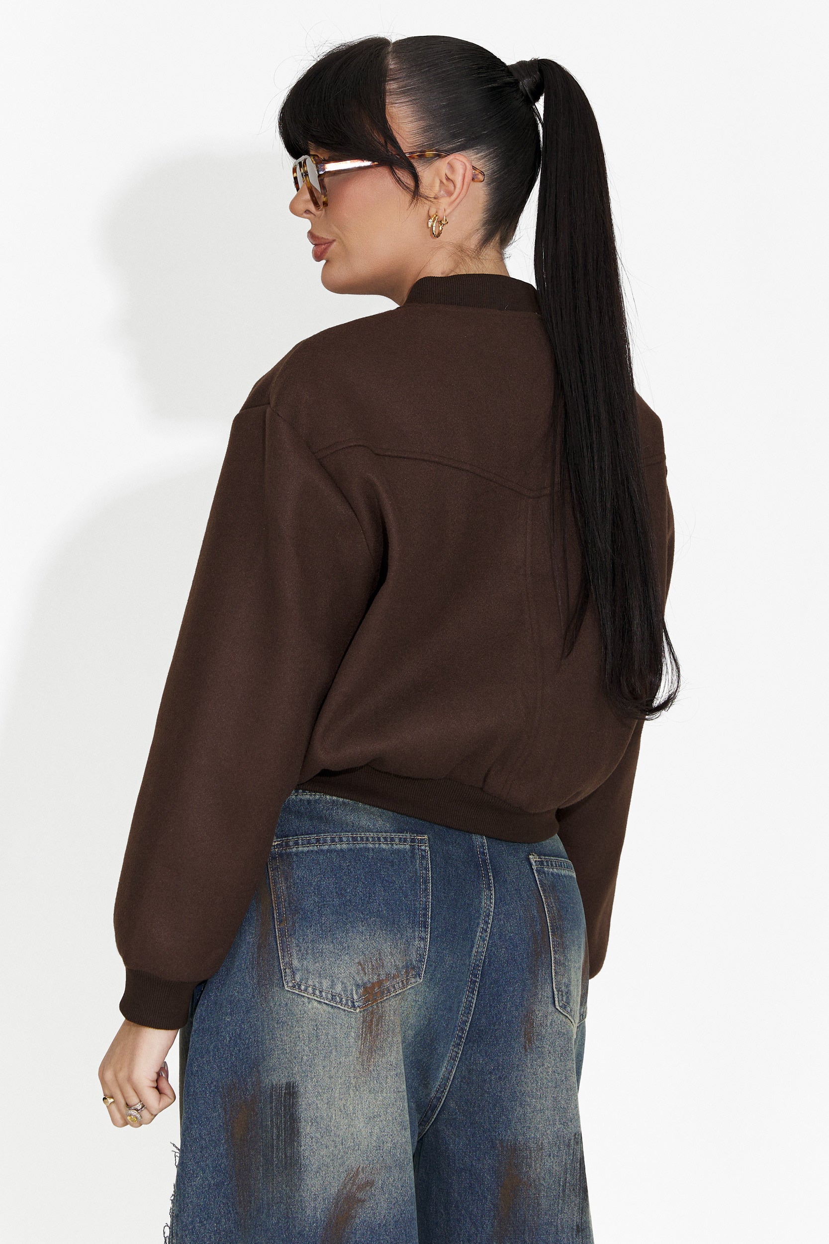 Jacheta dama casual maro Gineta Bogas