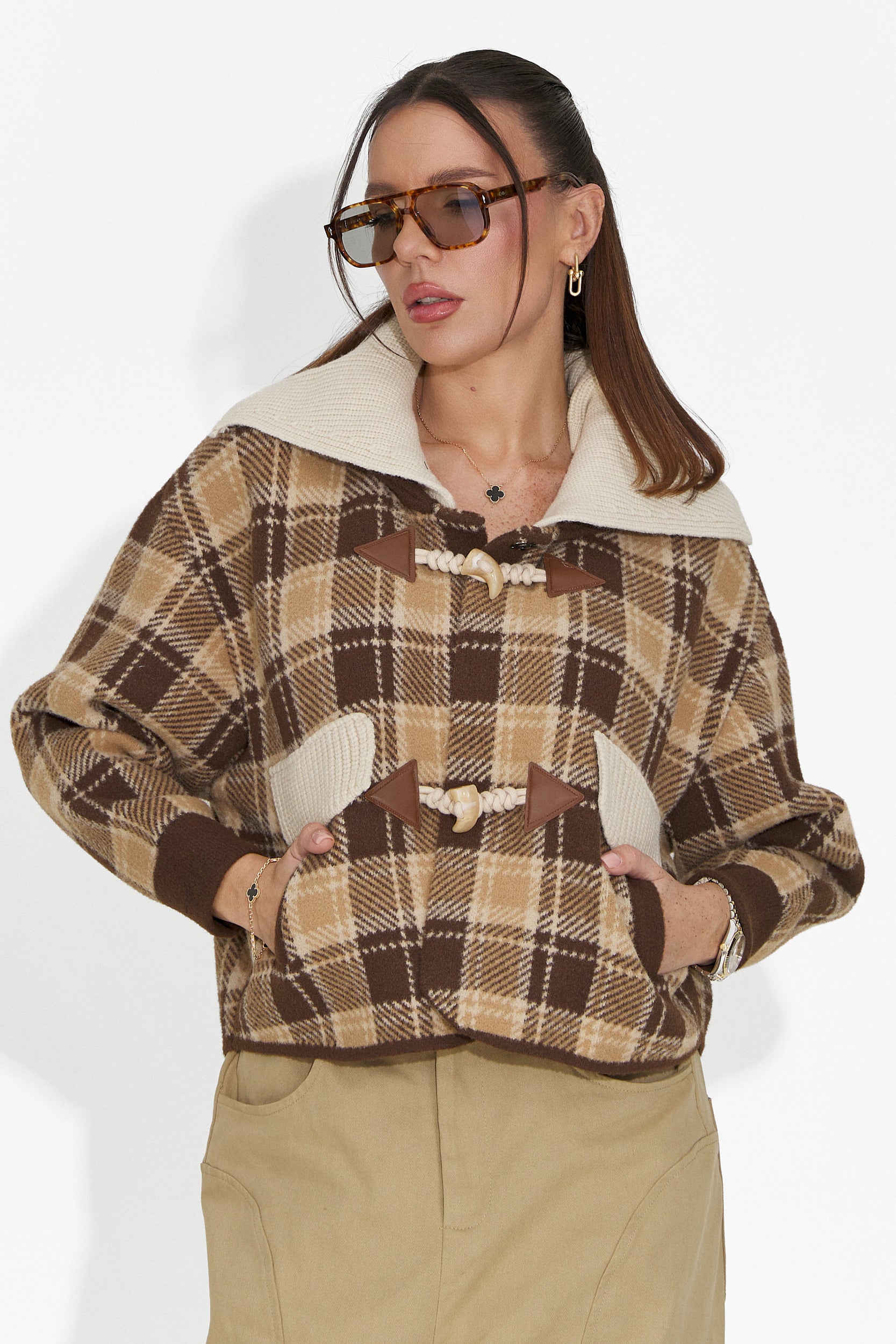 Jacheta dama eleganta maro Pretay Bogas