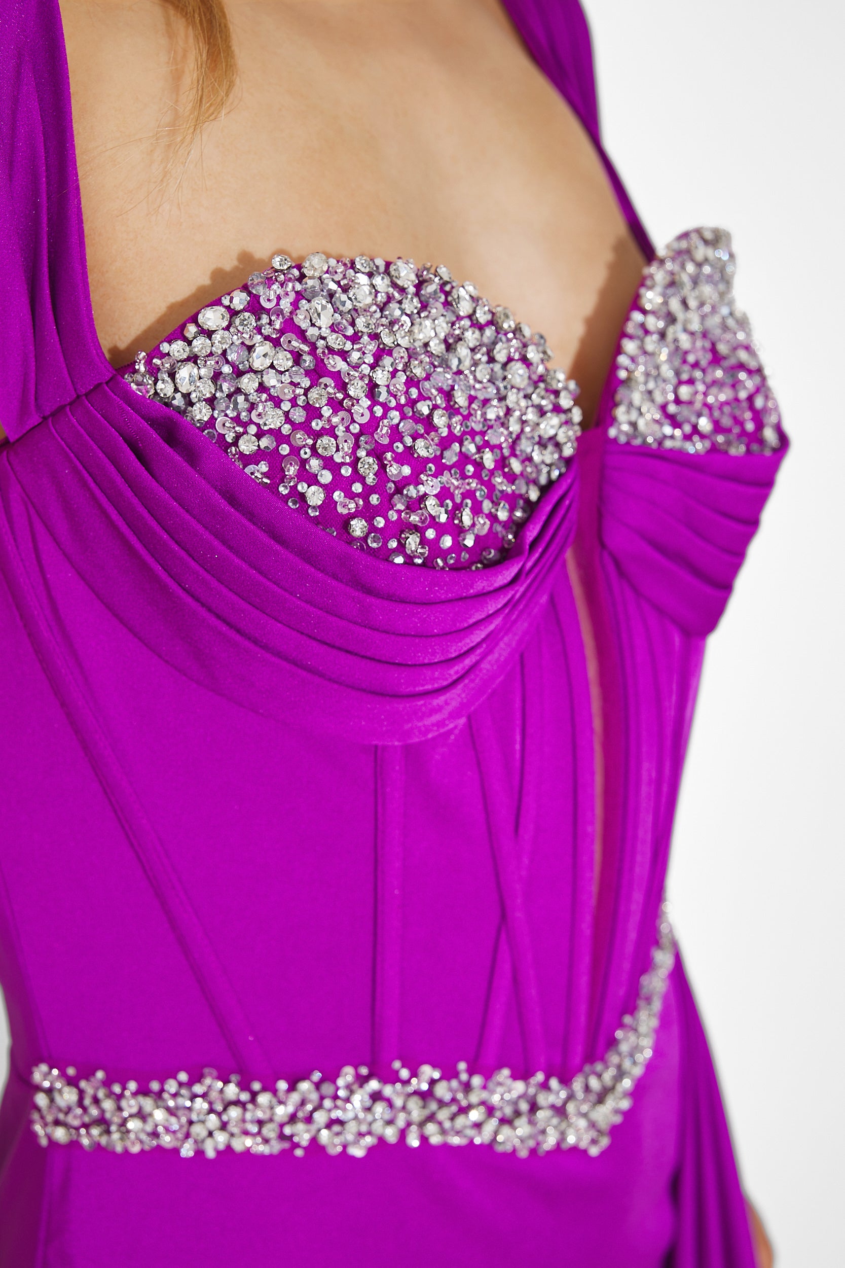 Rochie dama lunga fucsia Sharyana Bogas