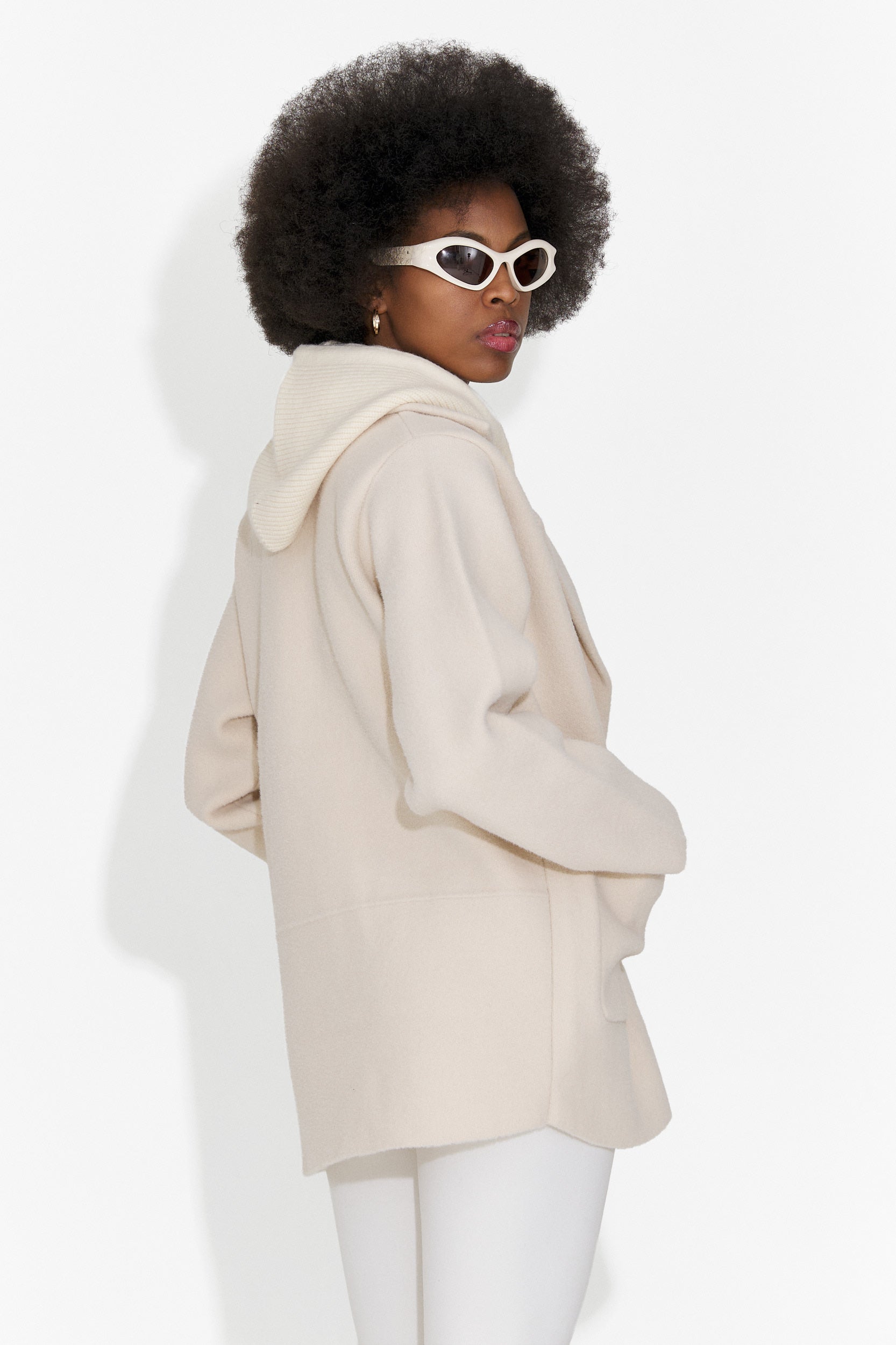 Sacou dama elegant crem Veleta Bogas