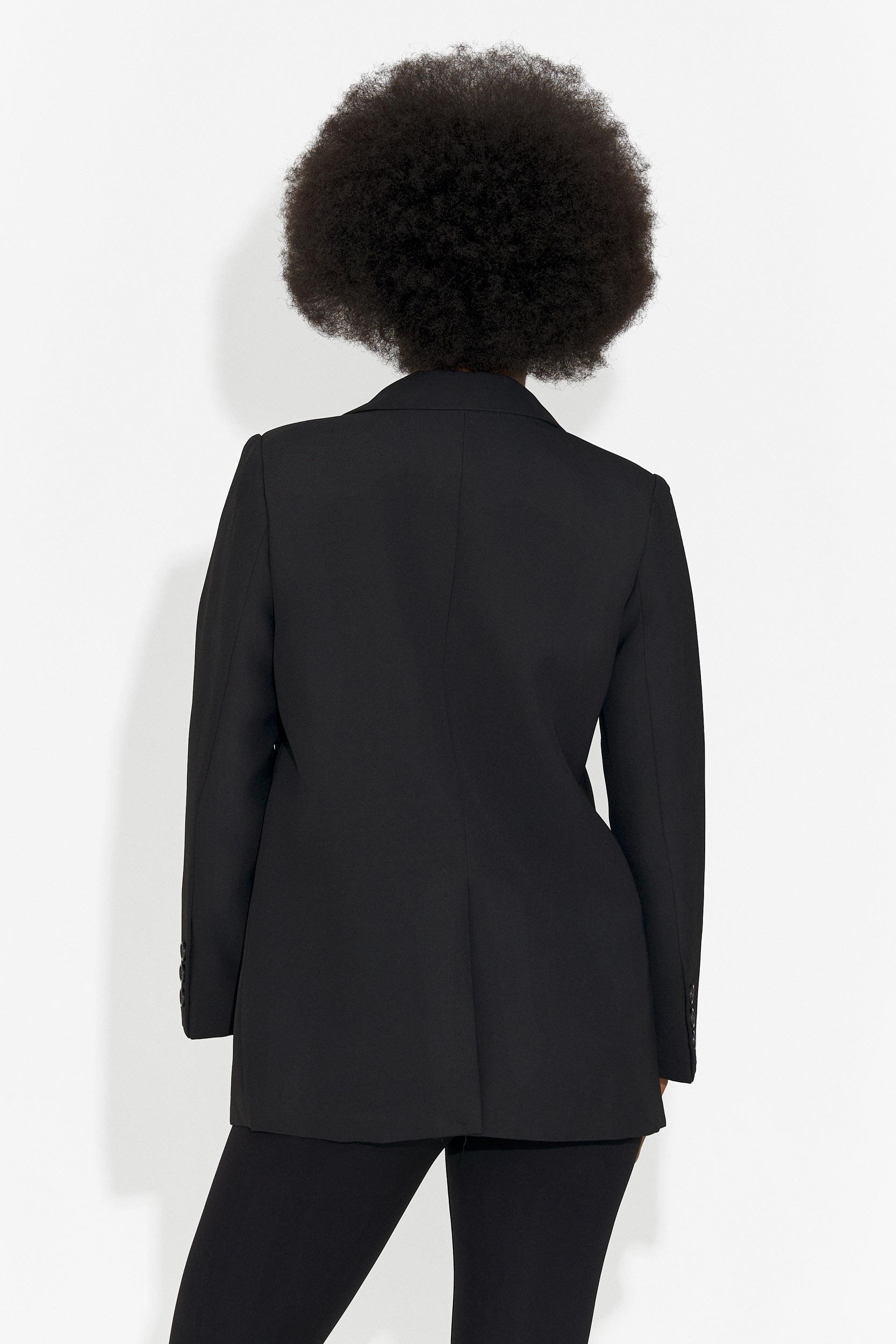 Sacou dama elegant negru Andrea Bogas