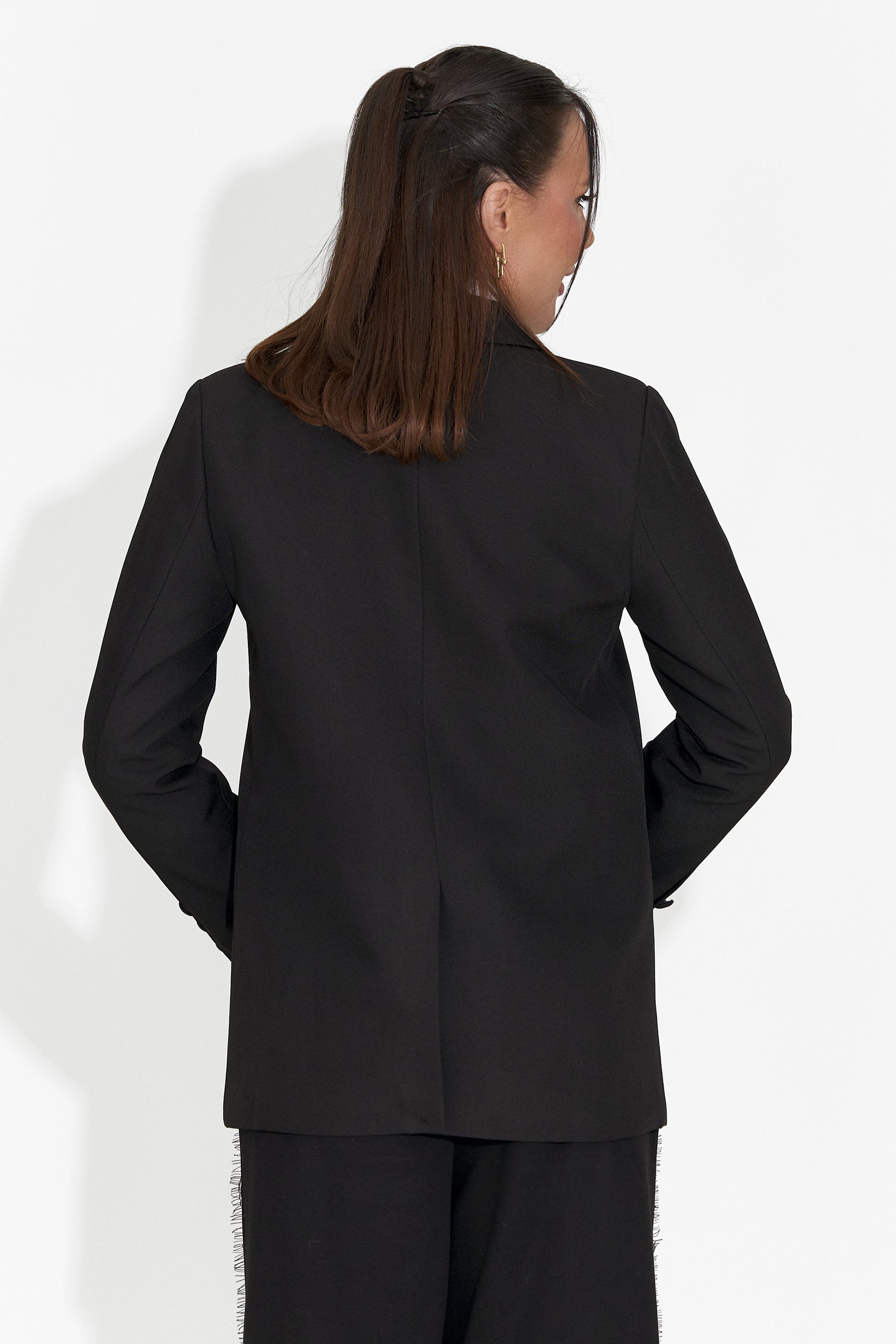 Sacou dama elegant negru Celima Bogas