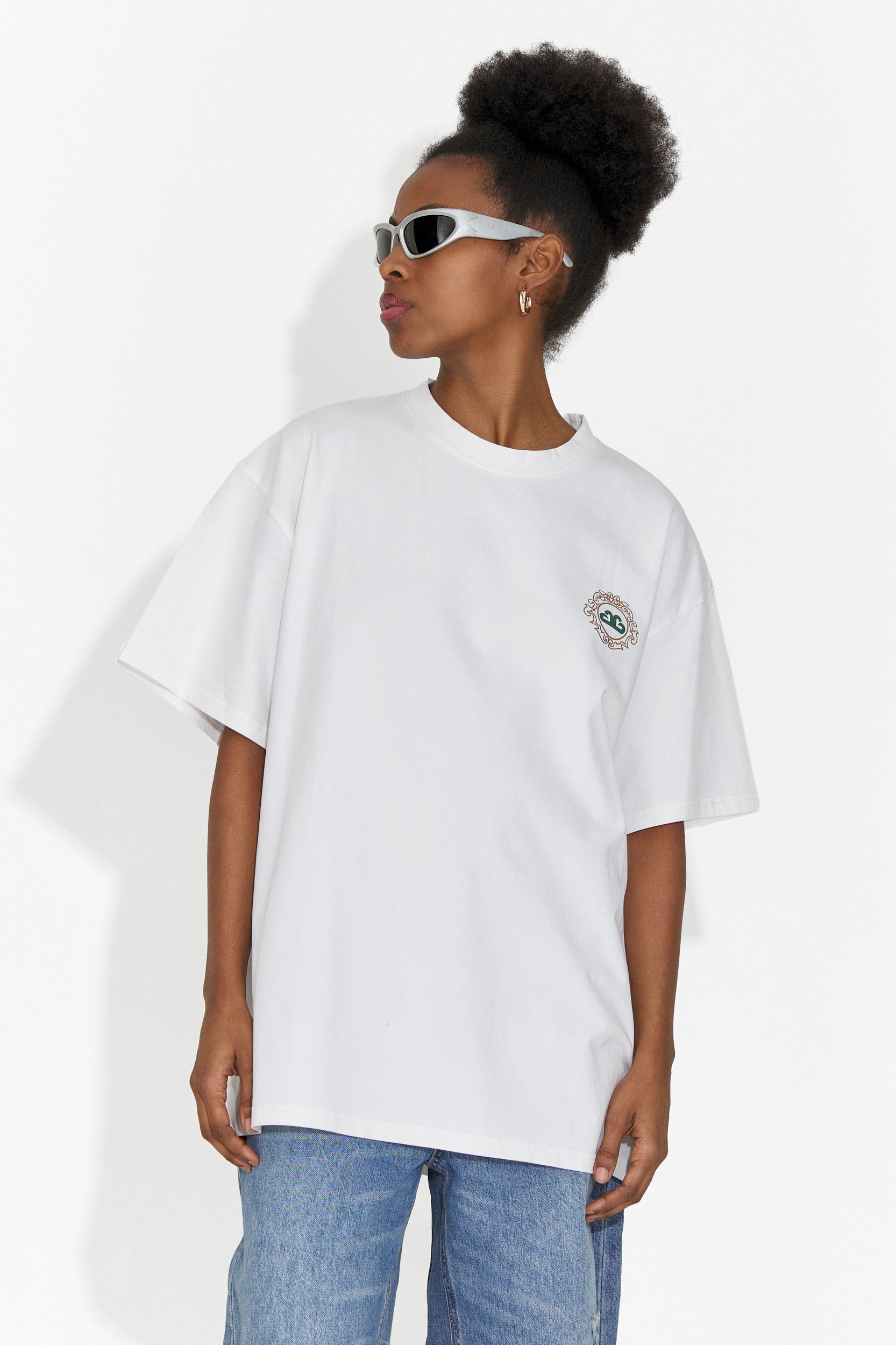 Tricou dama casual alb Zoenia Bogas