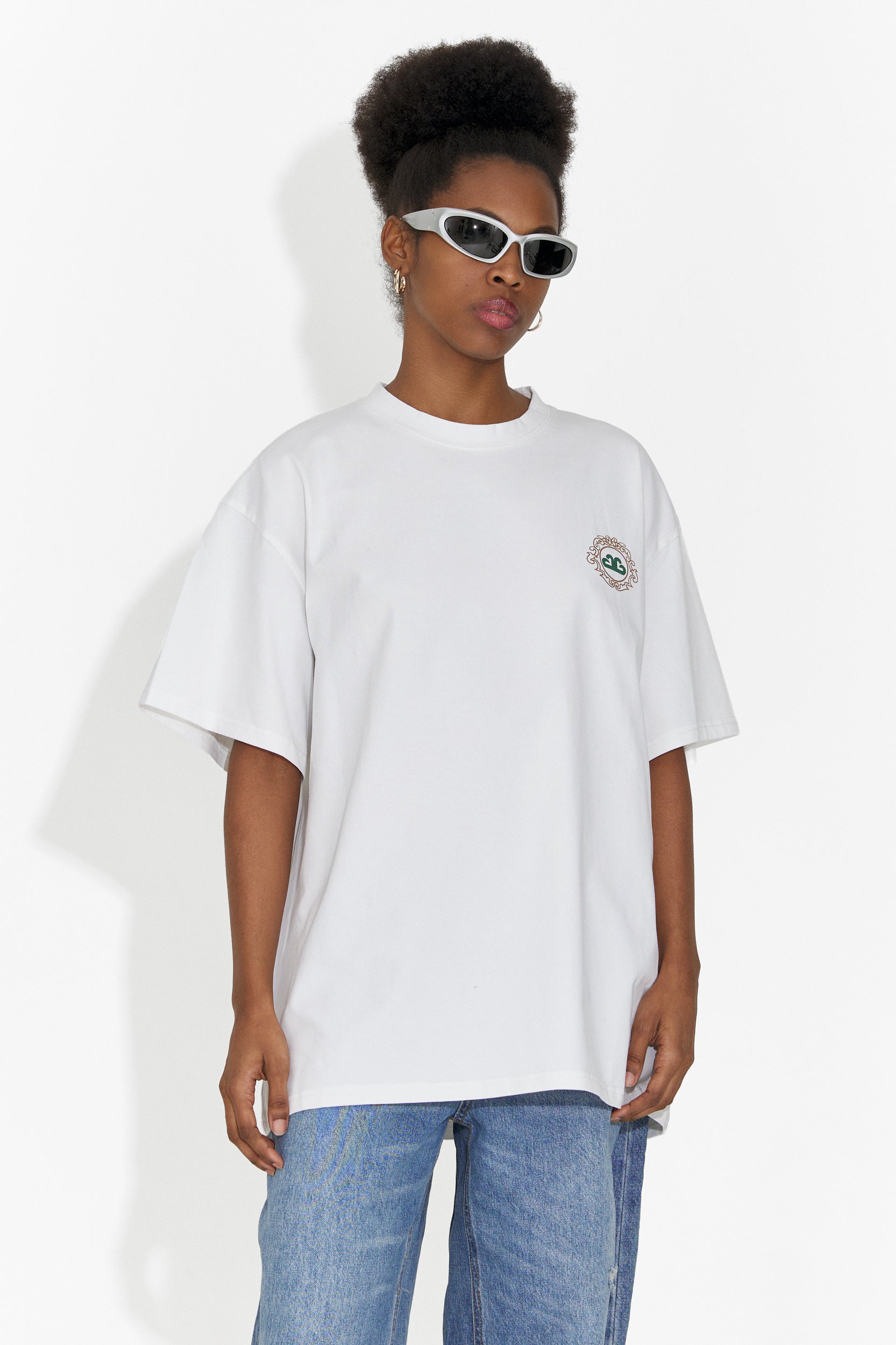 Tricou dama casual alb Zoenia Bogas