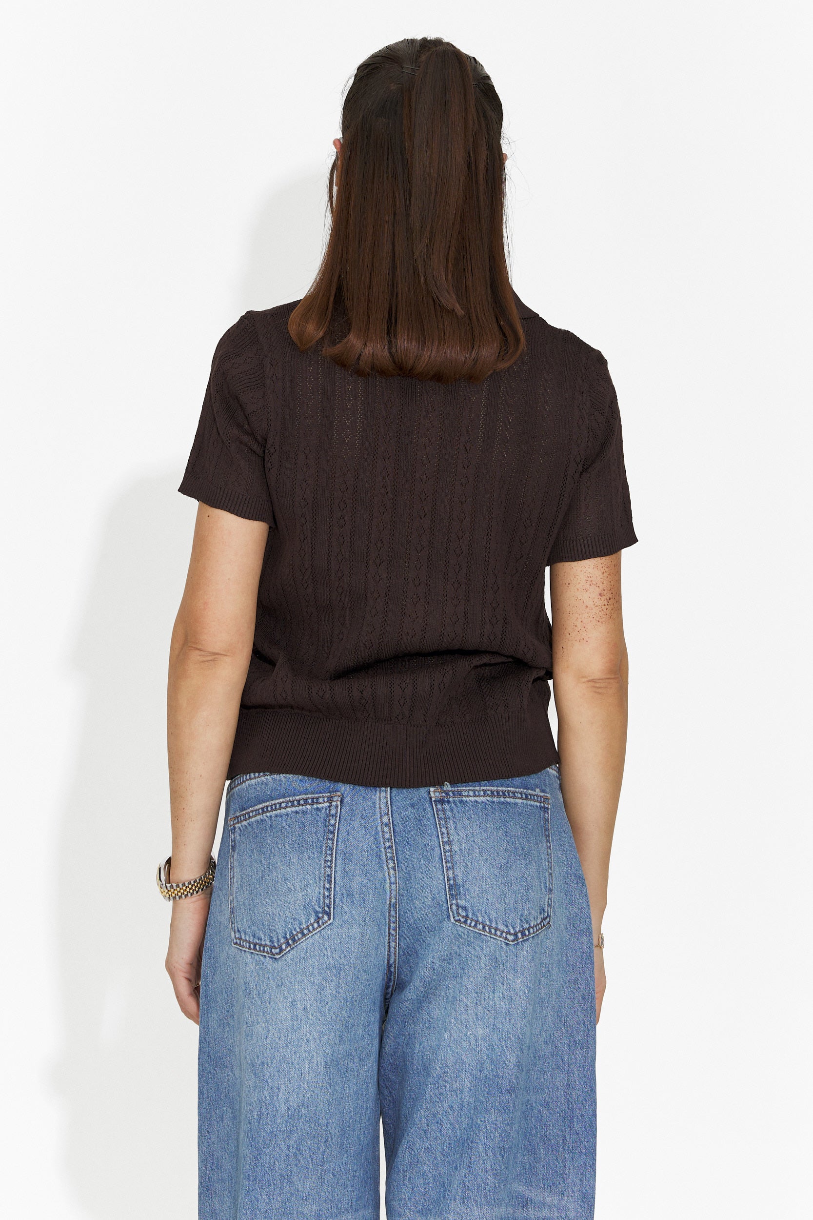 Tricou dama casual maro Nerida Bogas