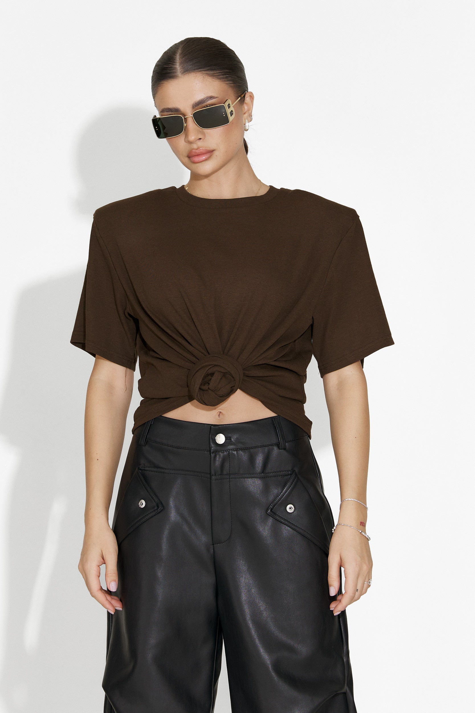 Tricou dama casual maro Norelia Bogas