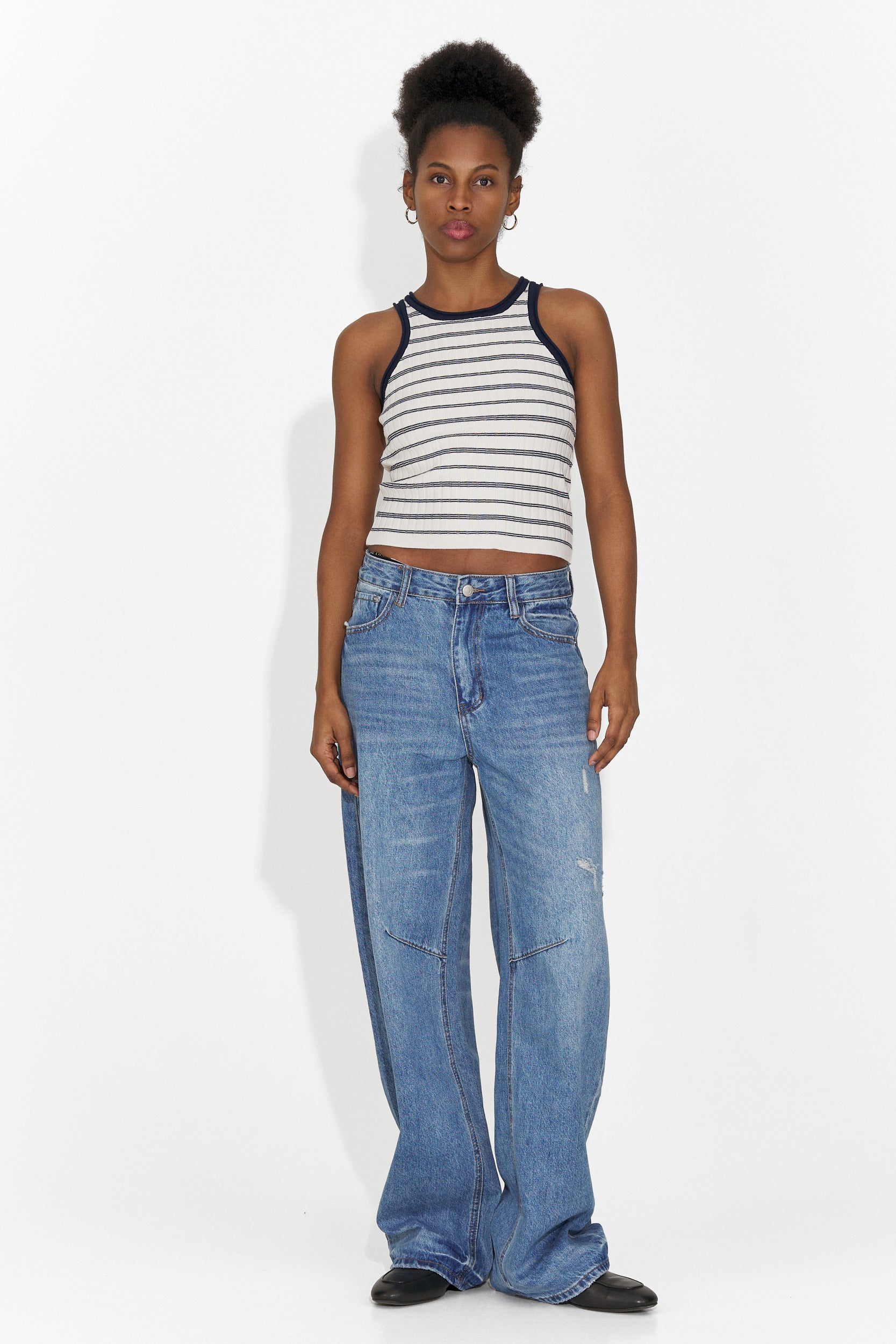 Blugi dama casual albastru Hanina Bogas