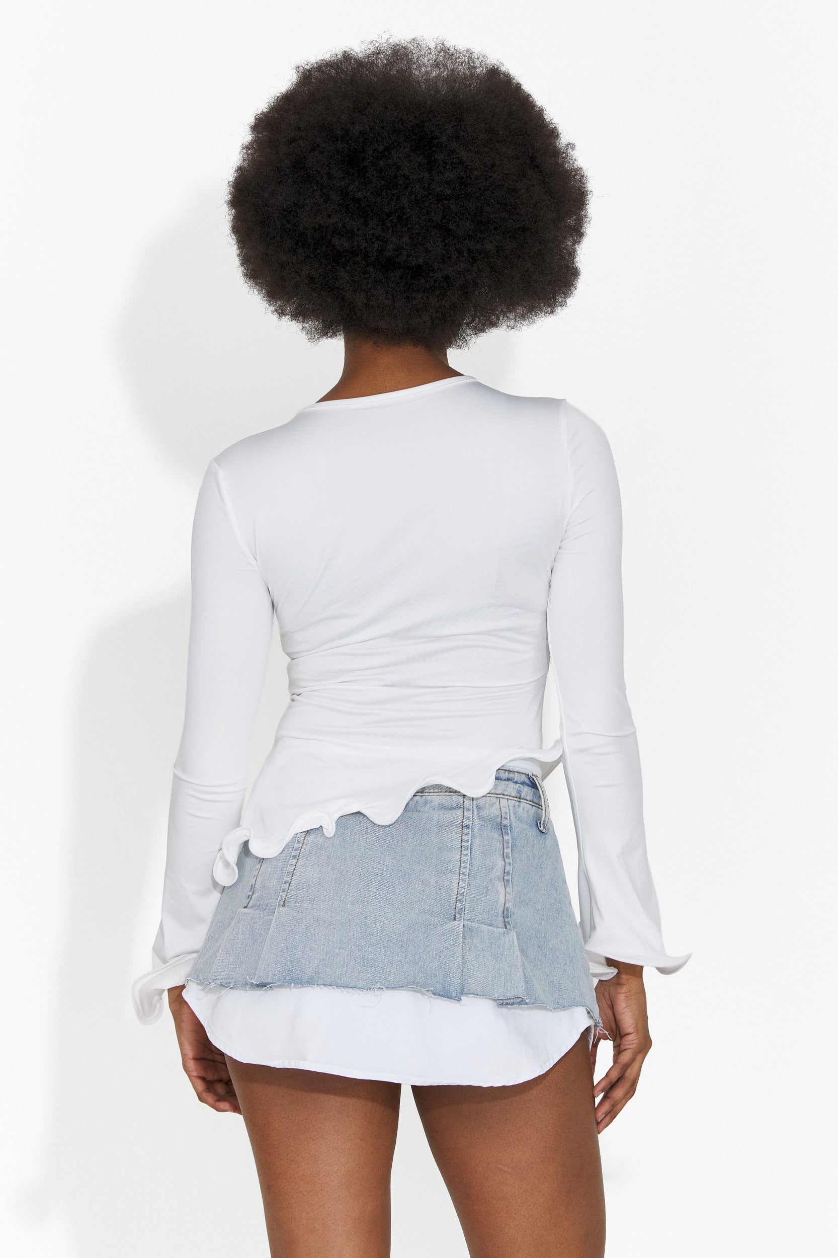 Bluza dama casual alba Enisea Bogas