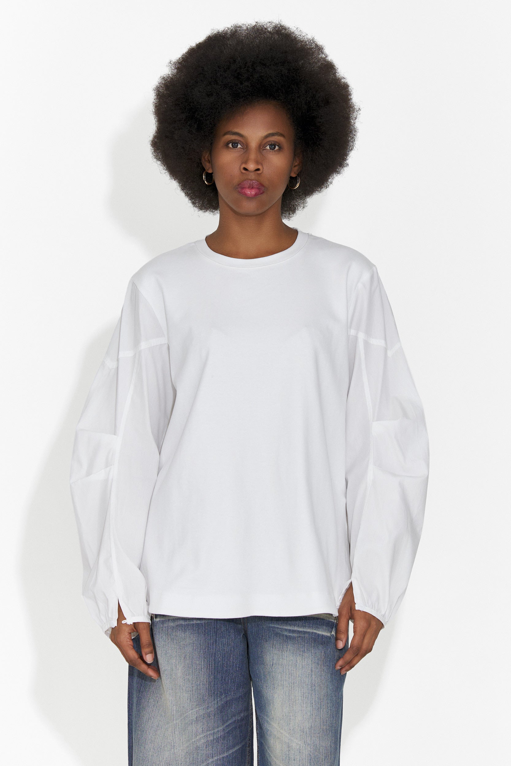 Bluza dama casual alba Esperanza Bogas