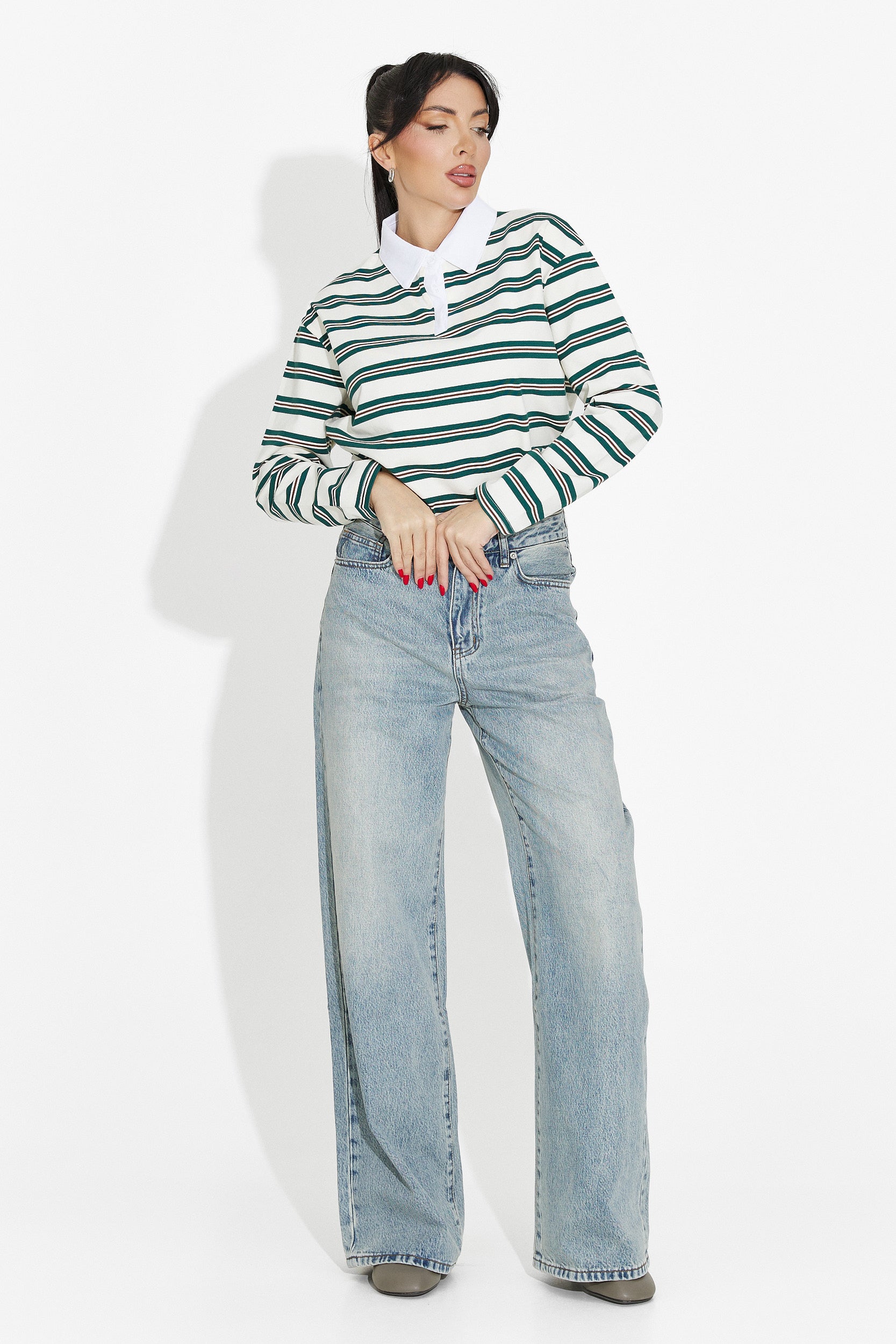 Bluza dama casual bej Paloma Bogas