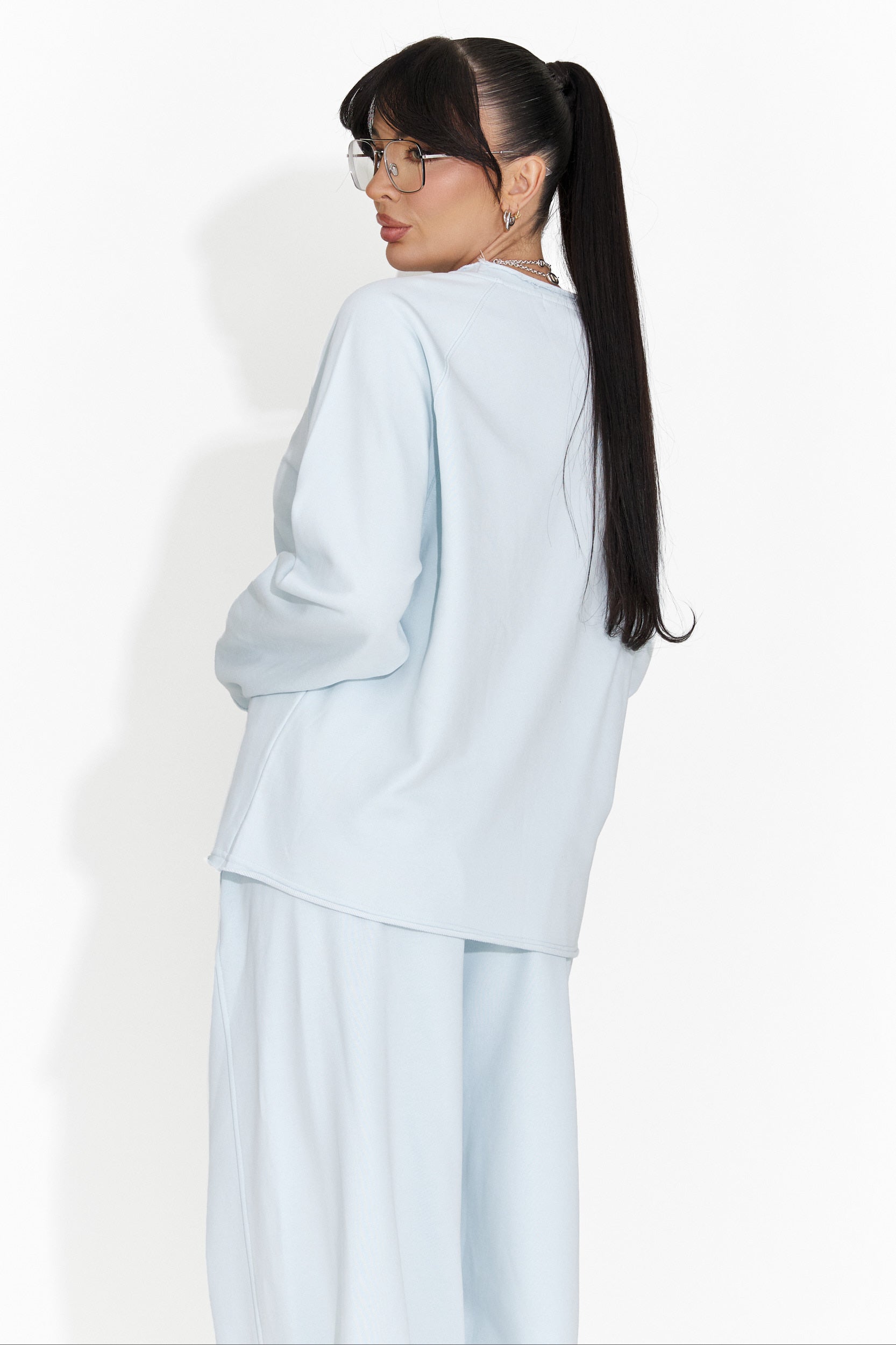 Bluza dama casual bleu Kapia Bogas