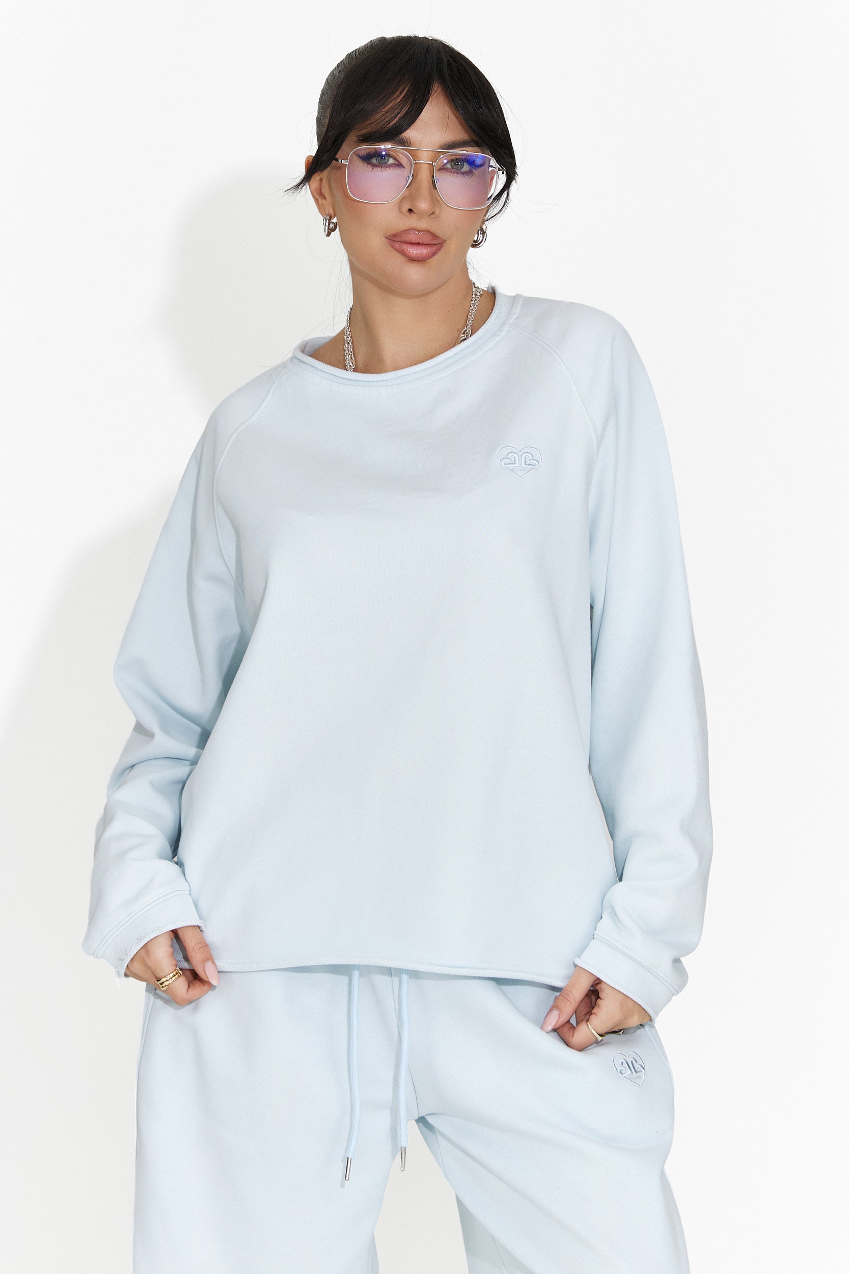 Bluza dama casual bleu Kapia Bogas