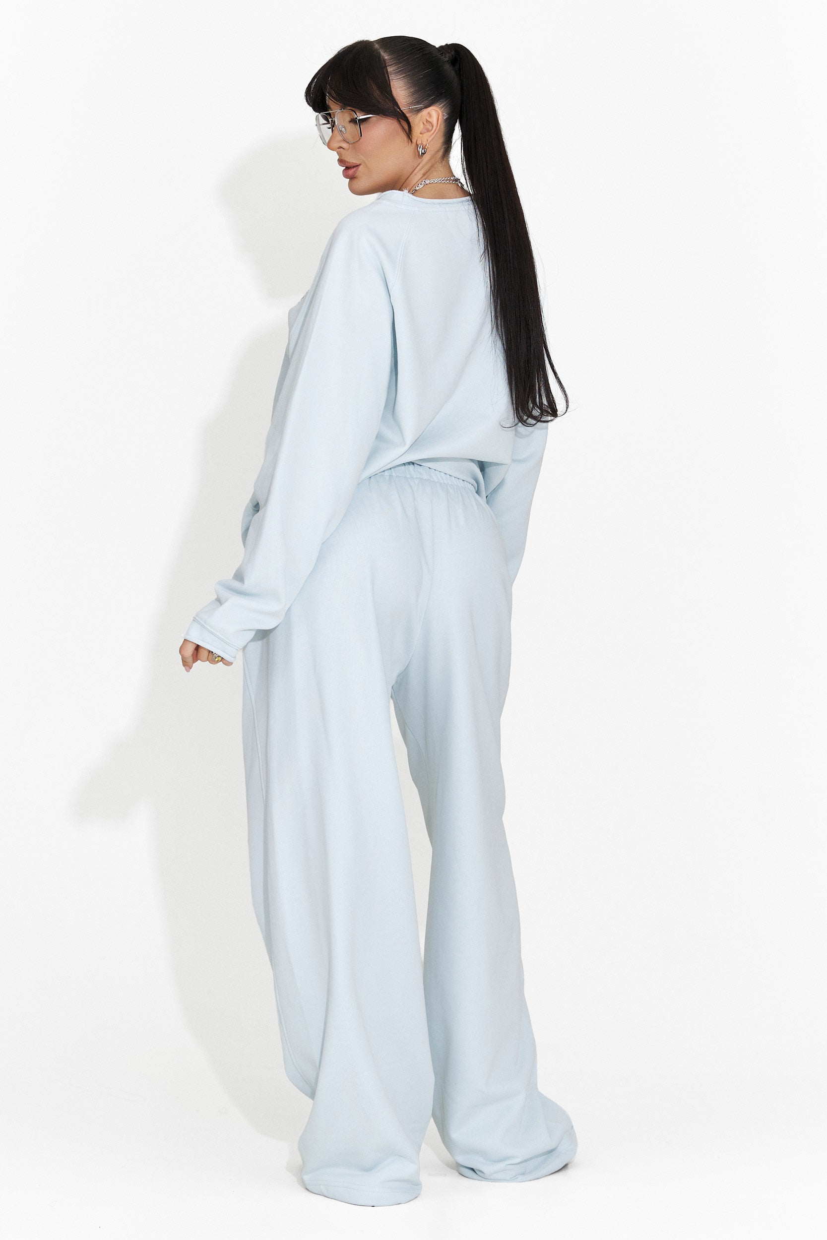 Bluza dama casual bleu Kapia Bogas