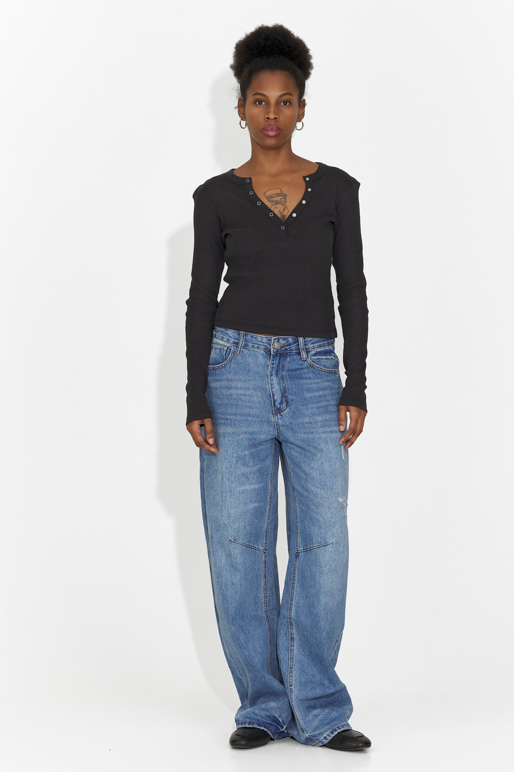 Bluza dama casual neagra Roxana Bogas