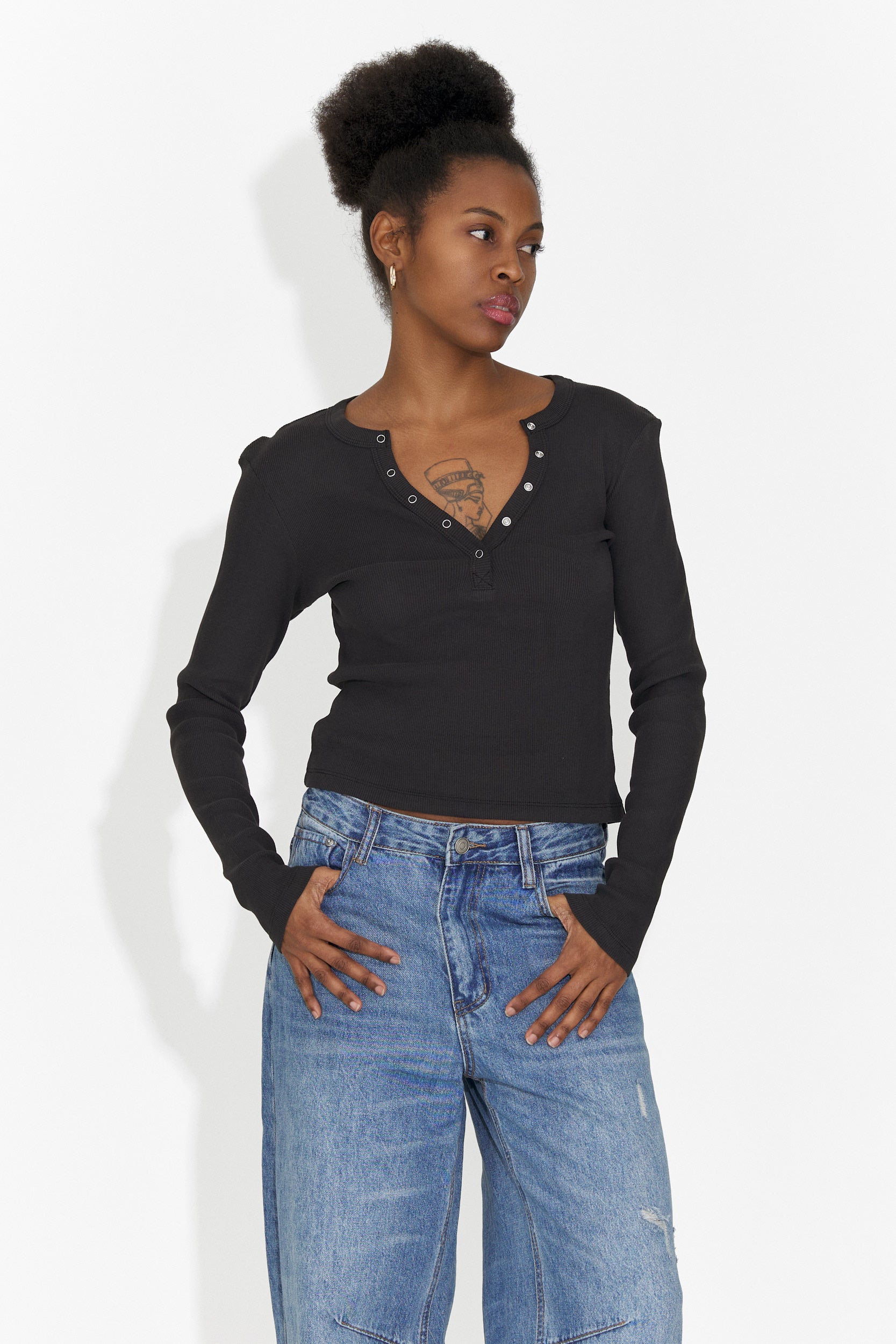 Bluza dama casual neagra Roxana Bogas