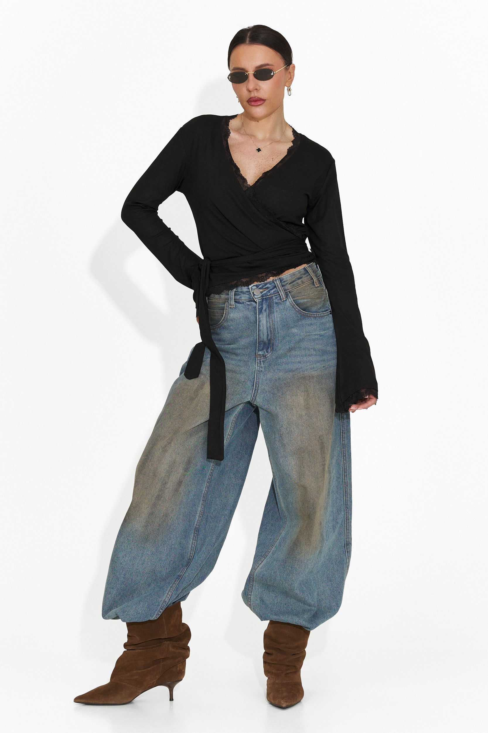 Bluza dama casual neagra Zaneta Bogas