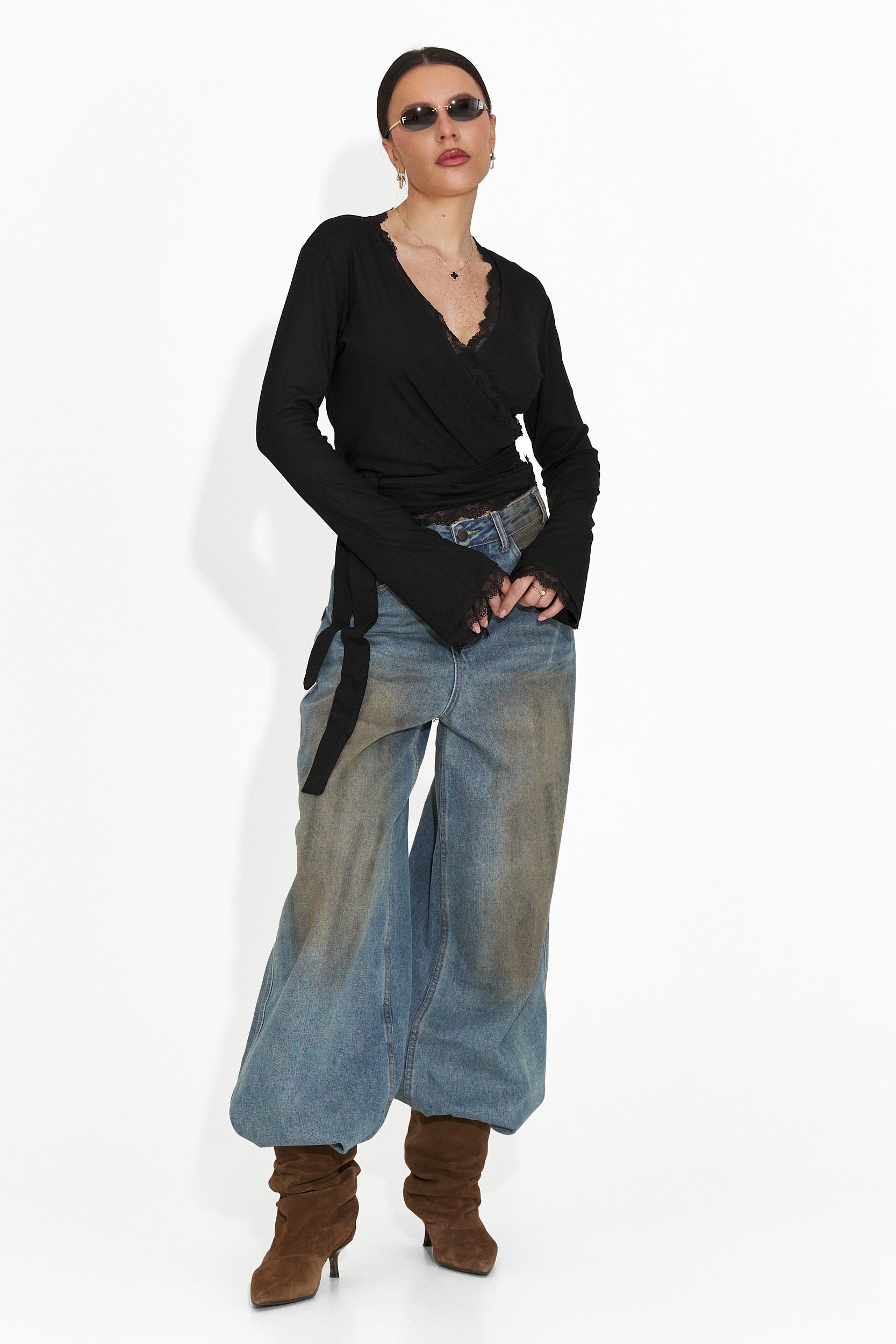 Bluza dama casual neagra Zaneta Bogas