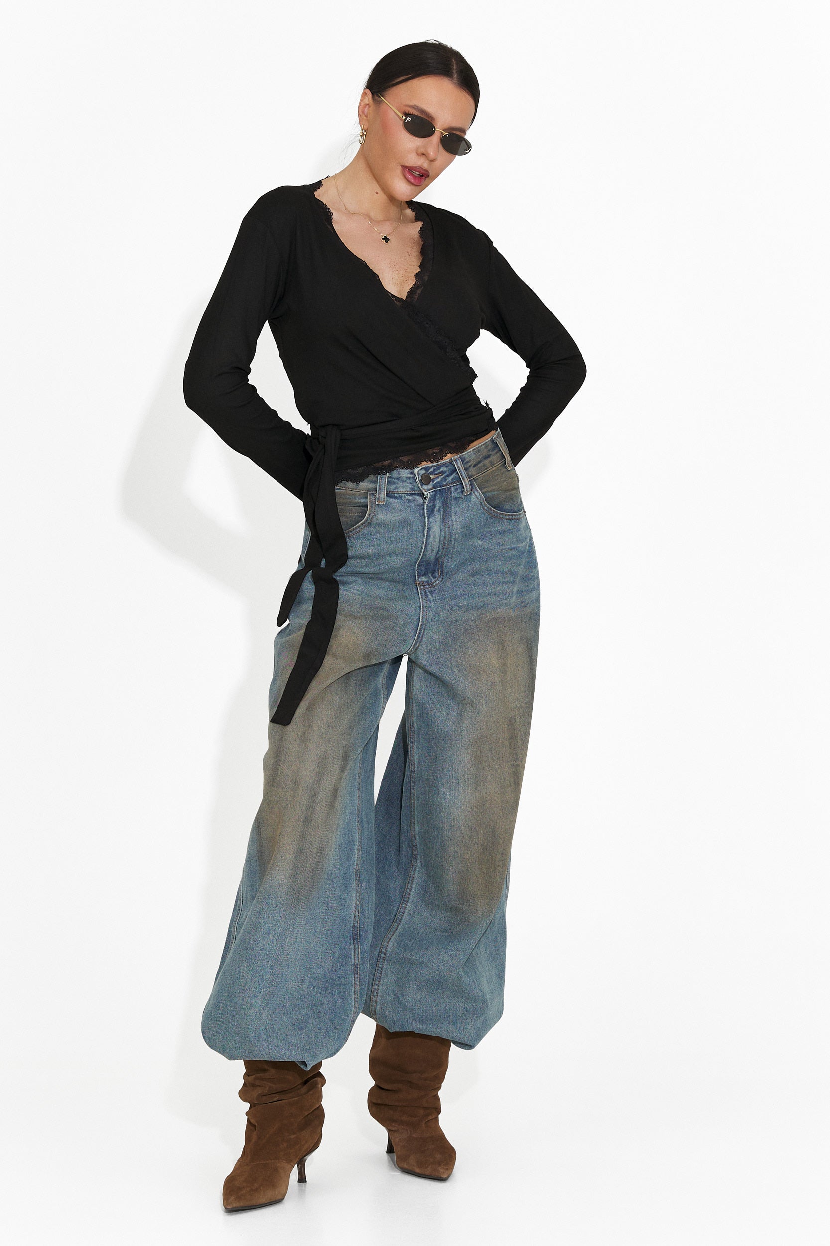 Bluza dama casual neagra Zaneta Bogas