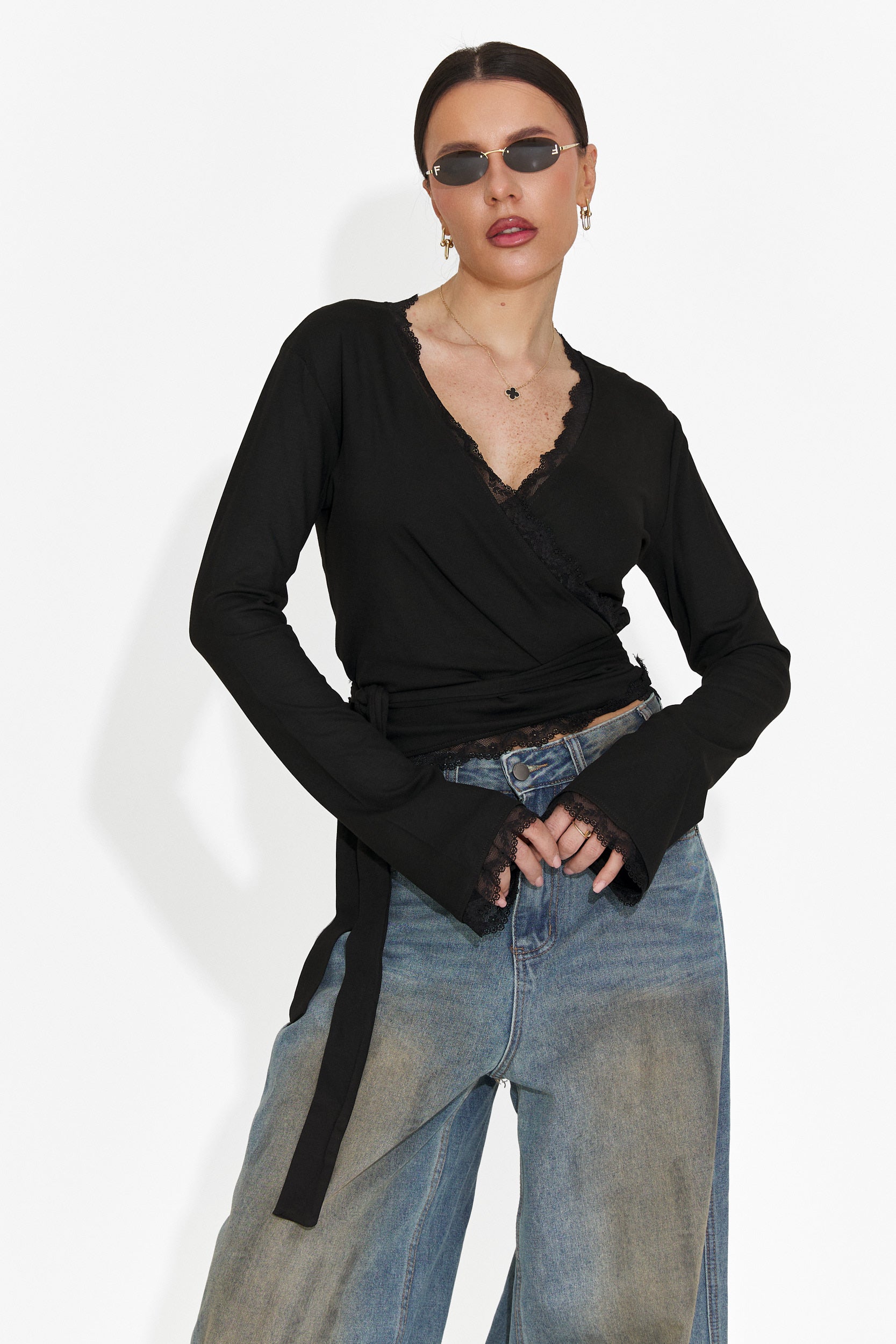 Bluza dama casual neagra Zaneta Bogas