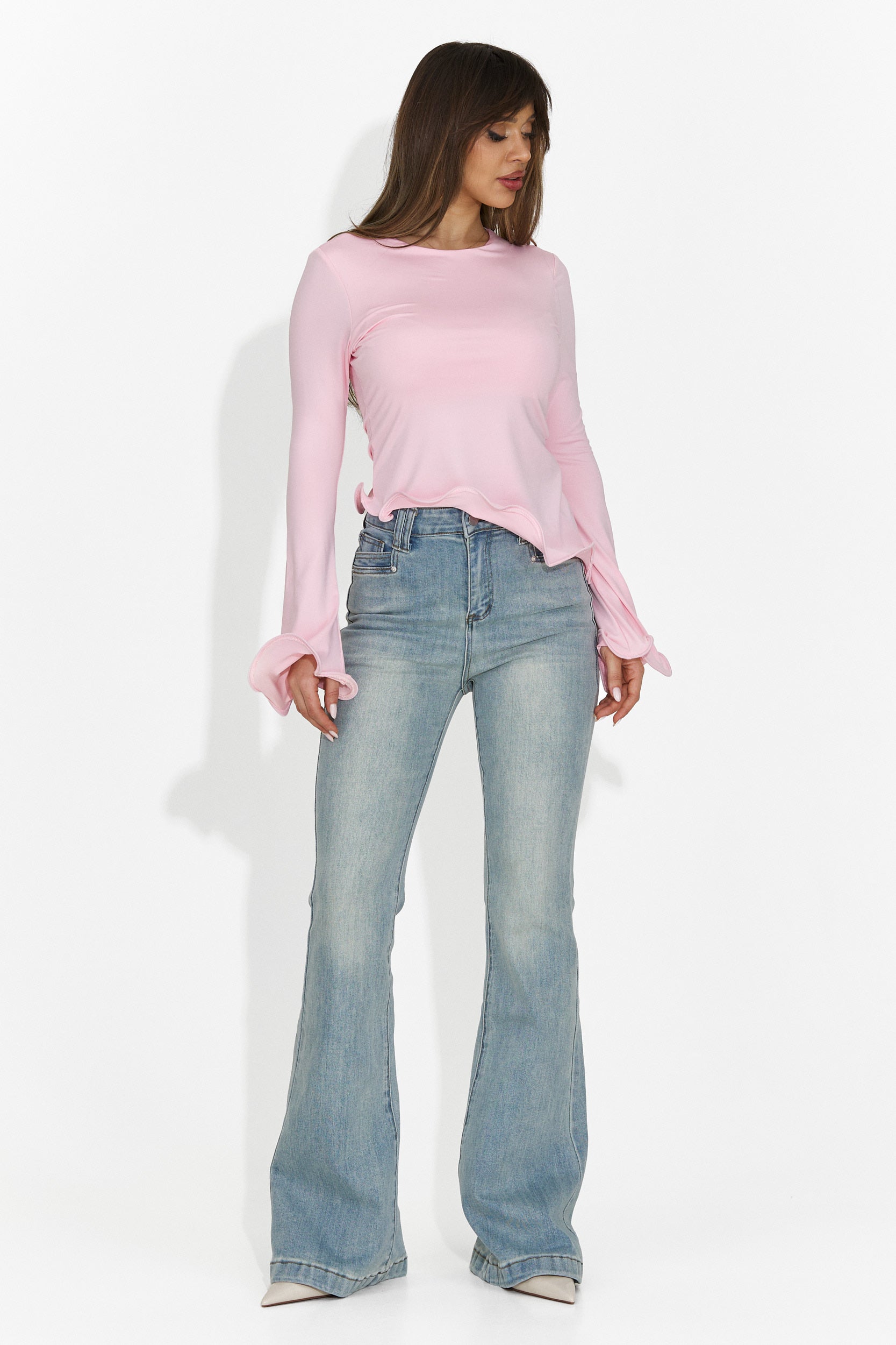 Bluza dama casual roz Enisea Bogas