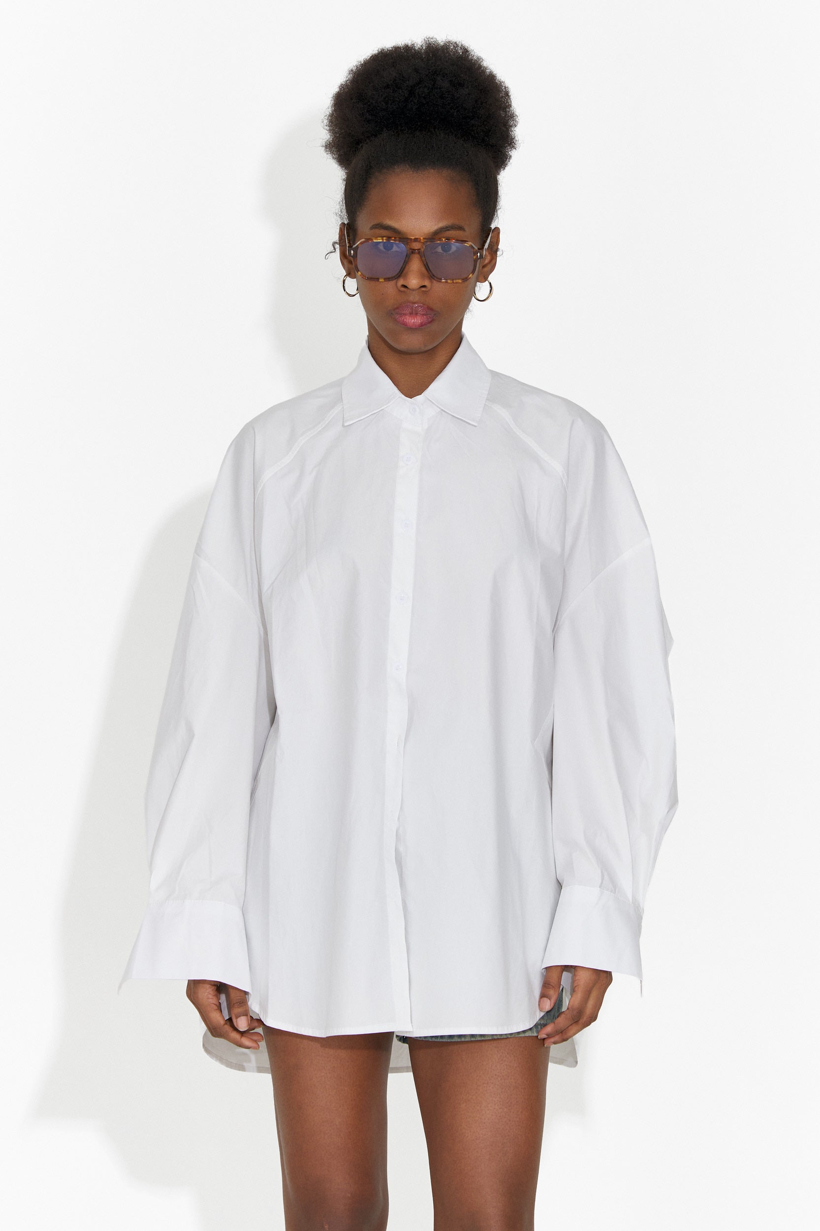 Camasa dama casual alba Abrienda Bogas