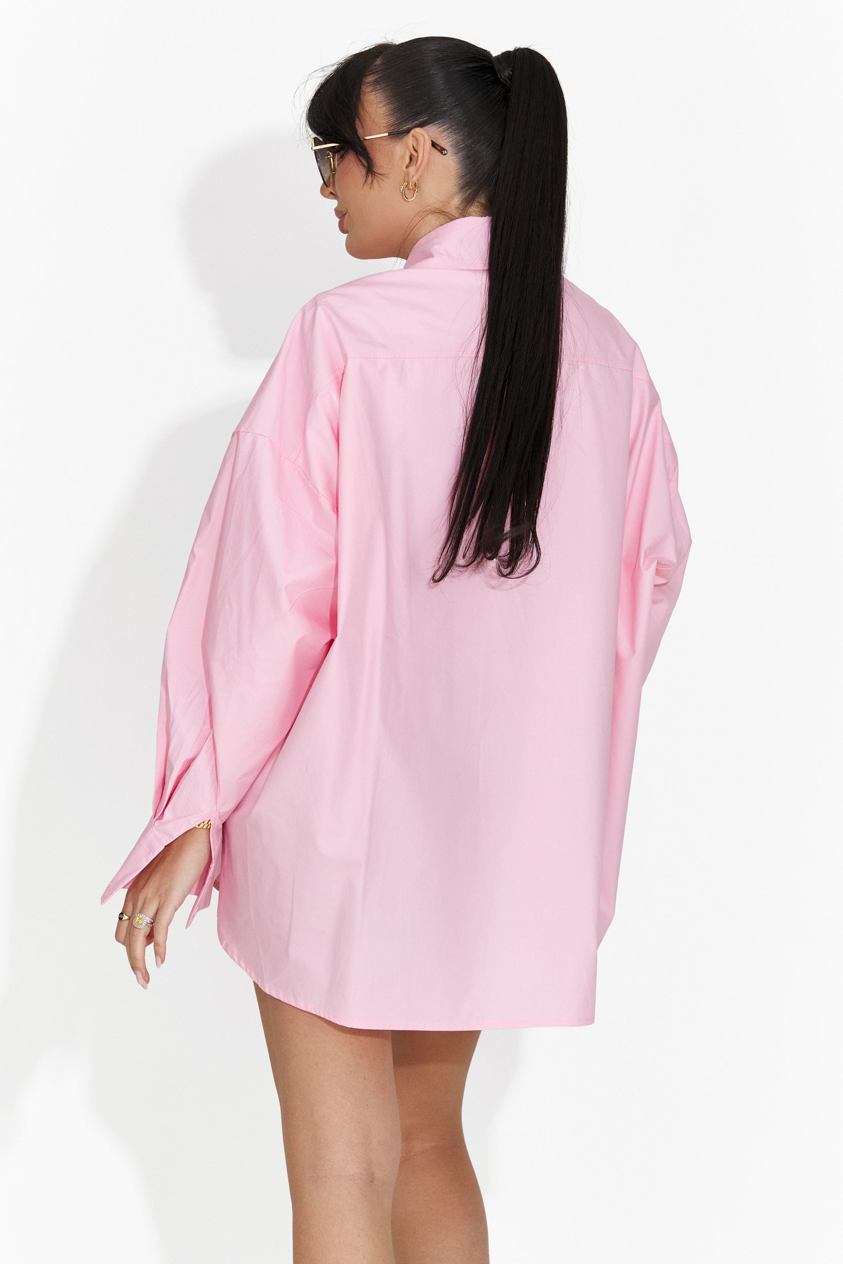 Camasa dama casual roz Abrienda Bogas