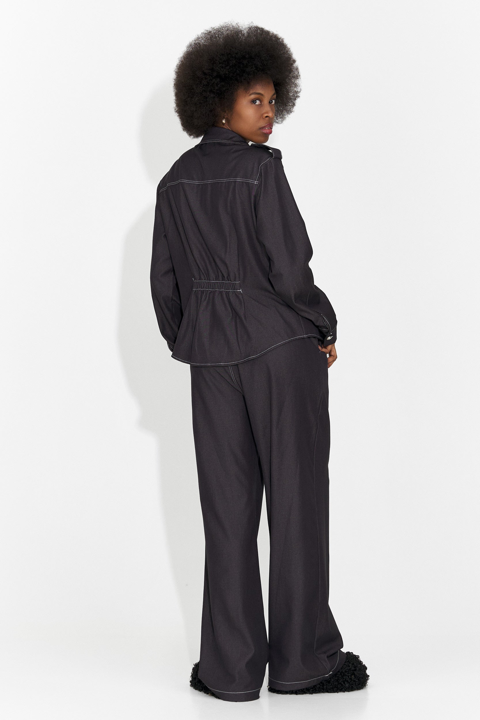 Compleu dama casual negru Vertija Bogas