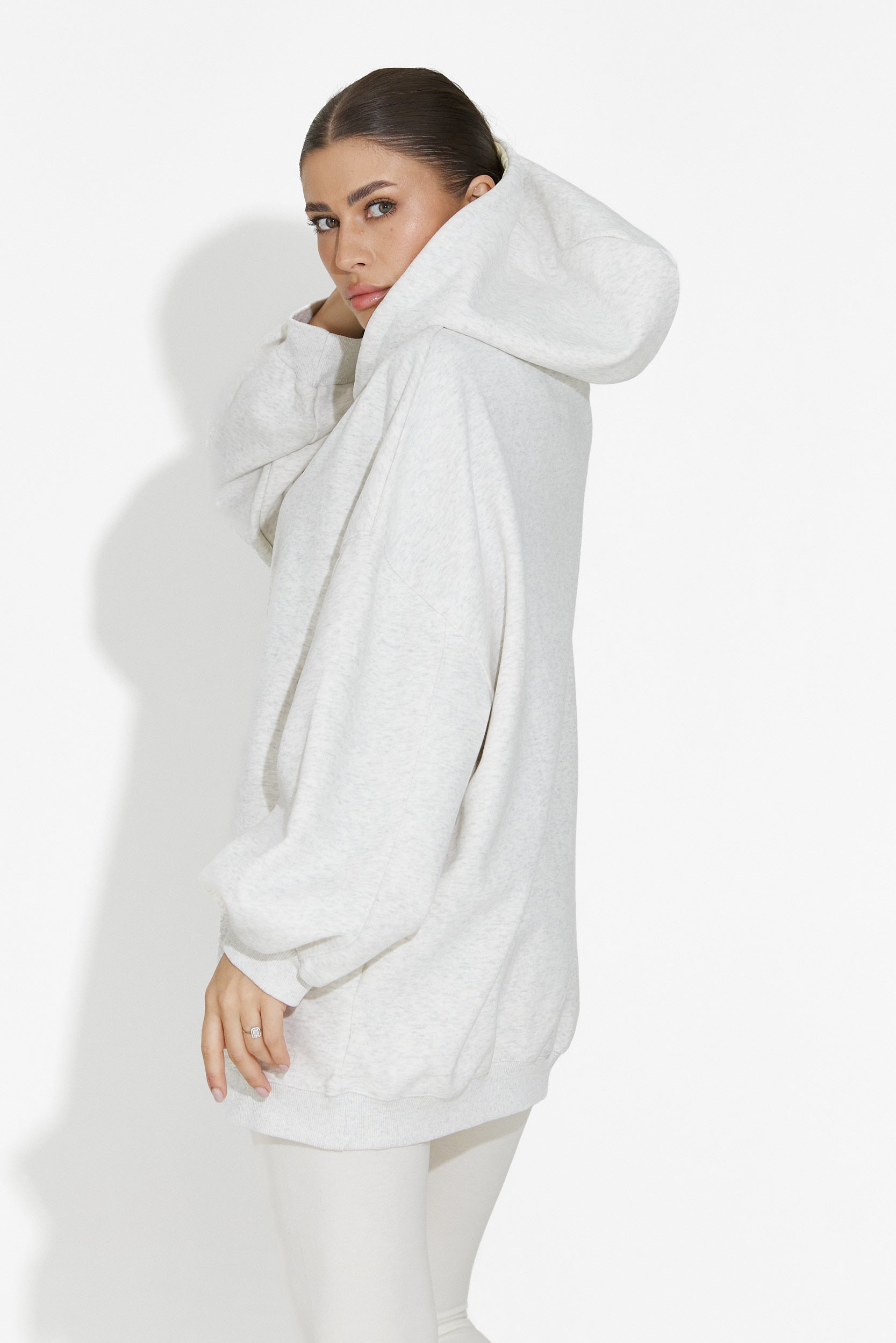 Hanorac dama casual gri Noblesa Bogas