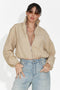 Jacheta dama casual bej Giona Bogas