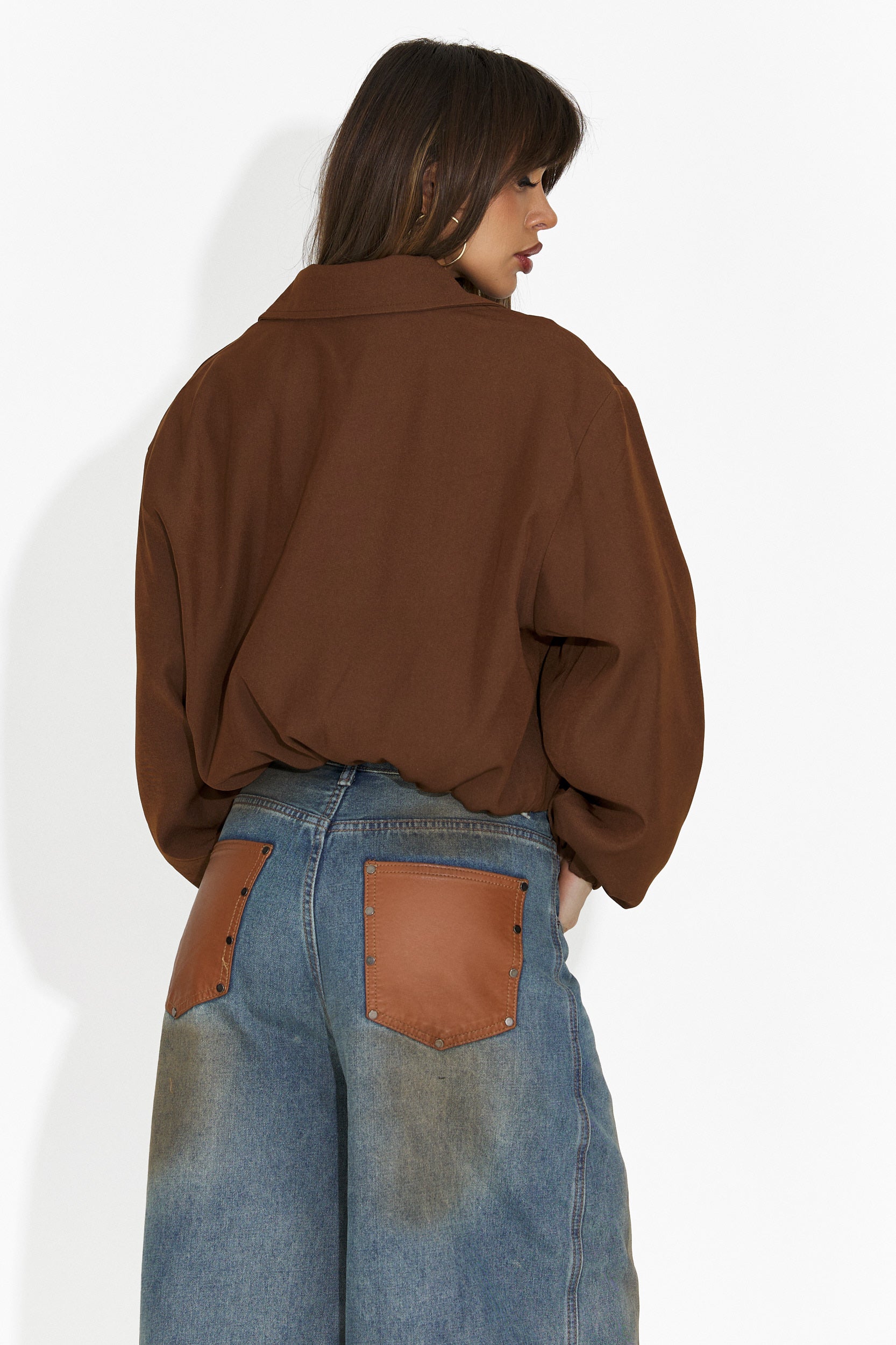 Jacheta dama casual maro Giona Bogas