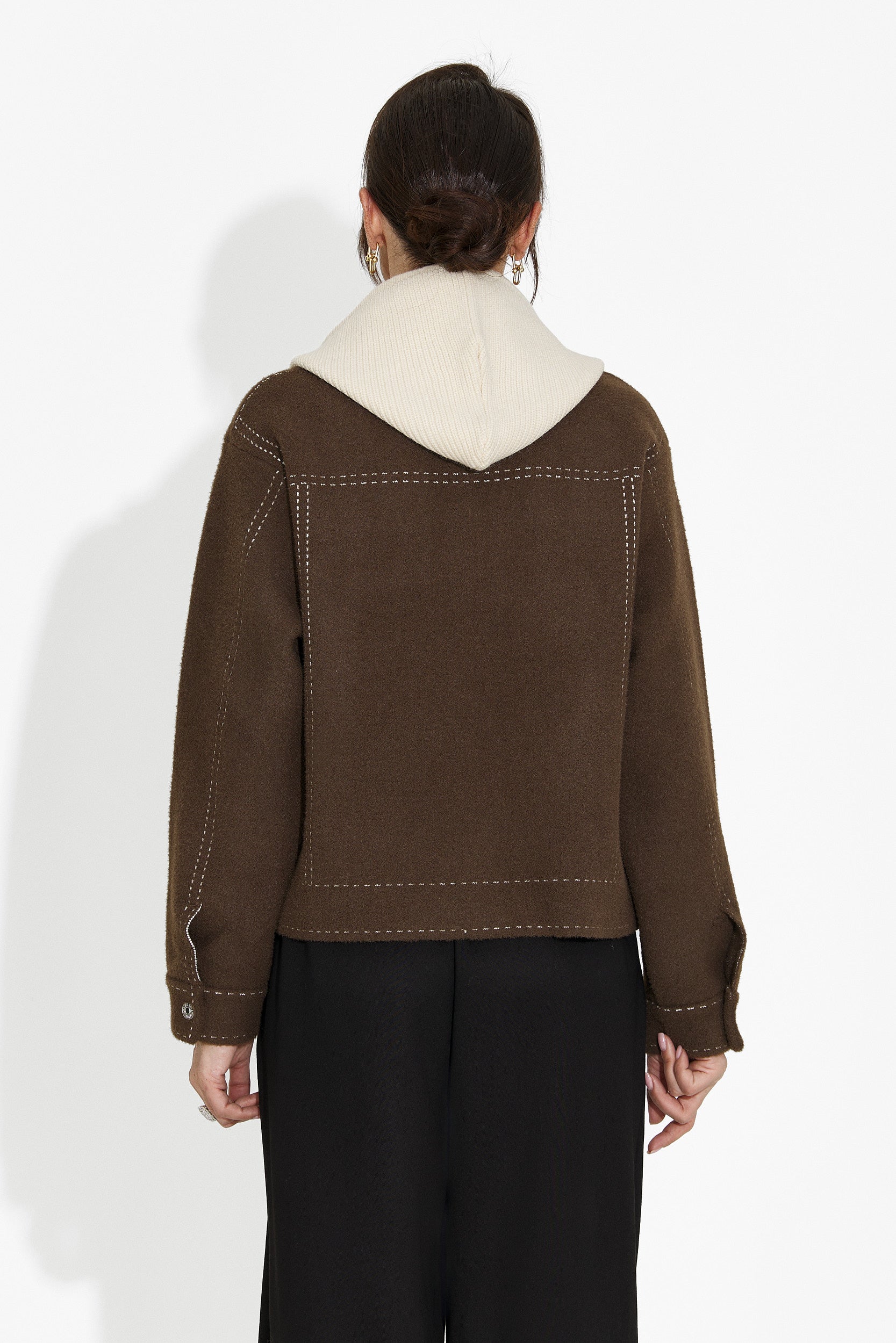 Jacheta dama casual maro Mirtha Bogas