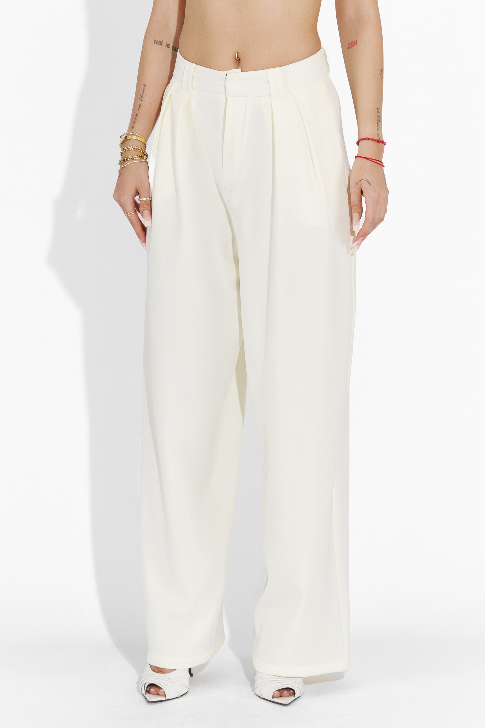 [Resigilat] Pantaloni dama casual bej Edward Bogas