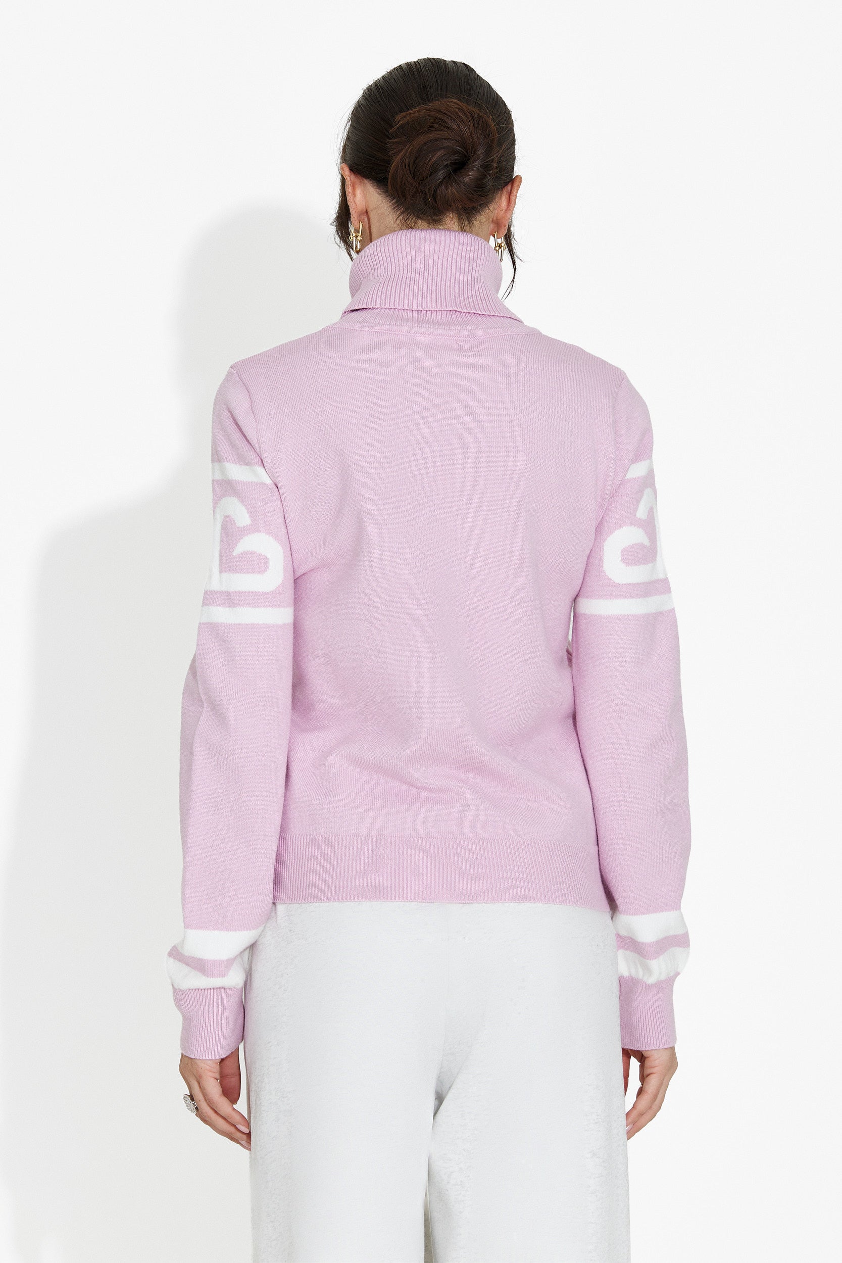 Pulover dama casual roz Nelora Bogas