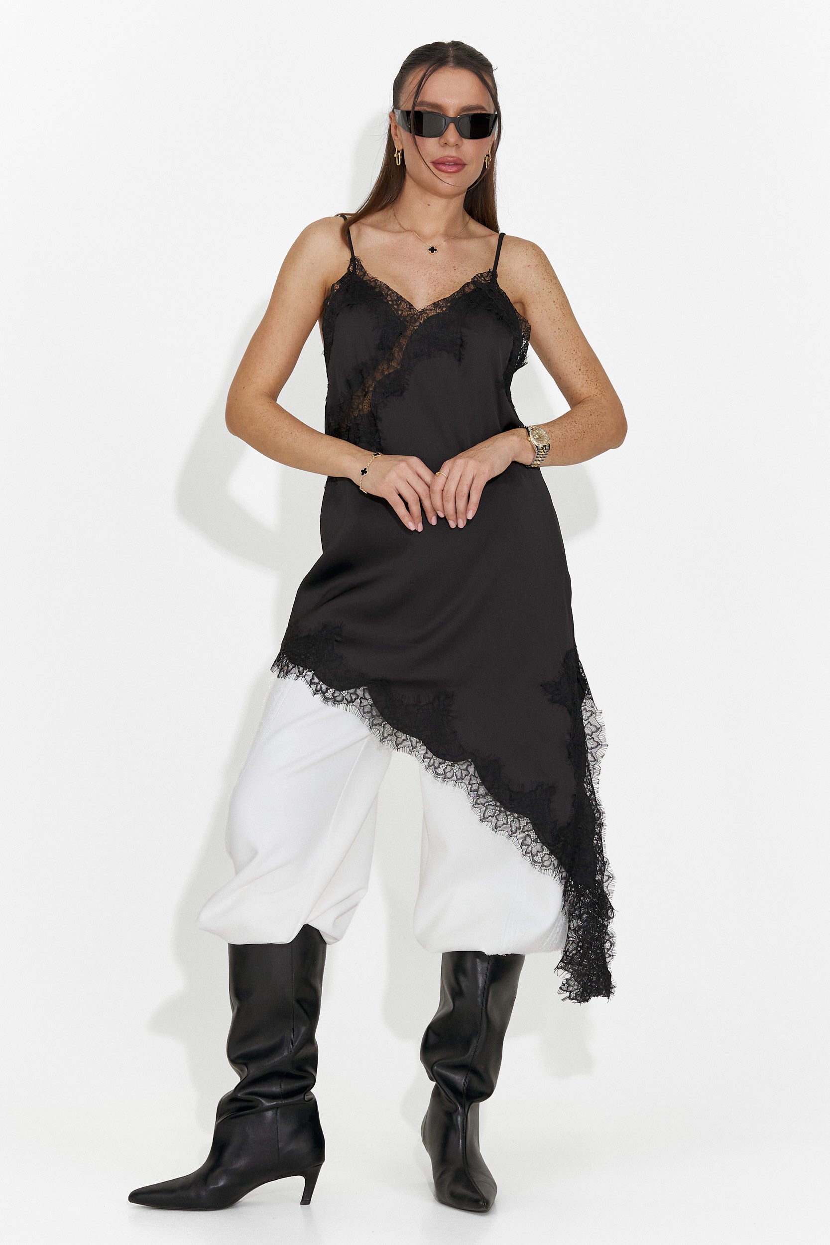 Rochie dama scurta neagra Francisca Bogas