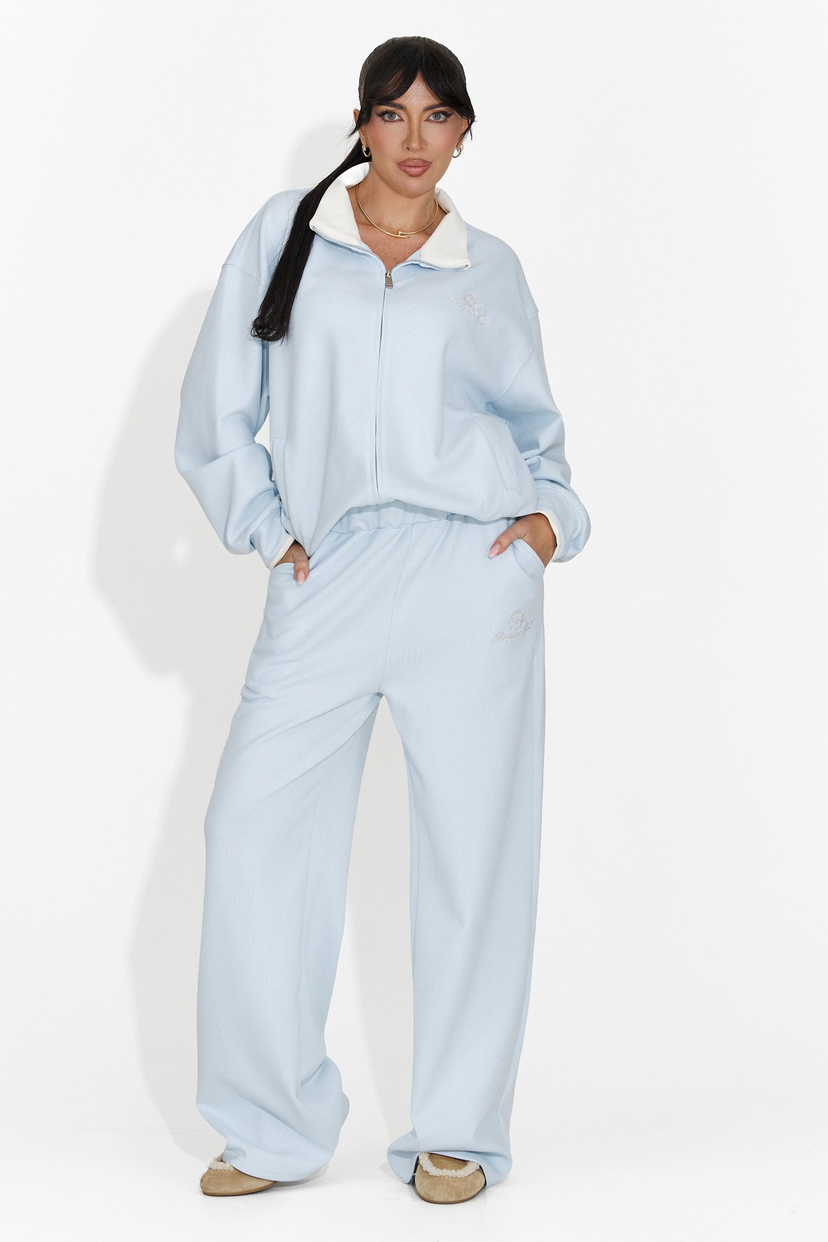 Trening dama casual bleu Lysara Bogas